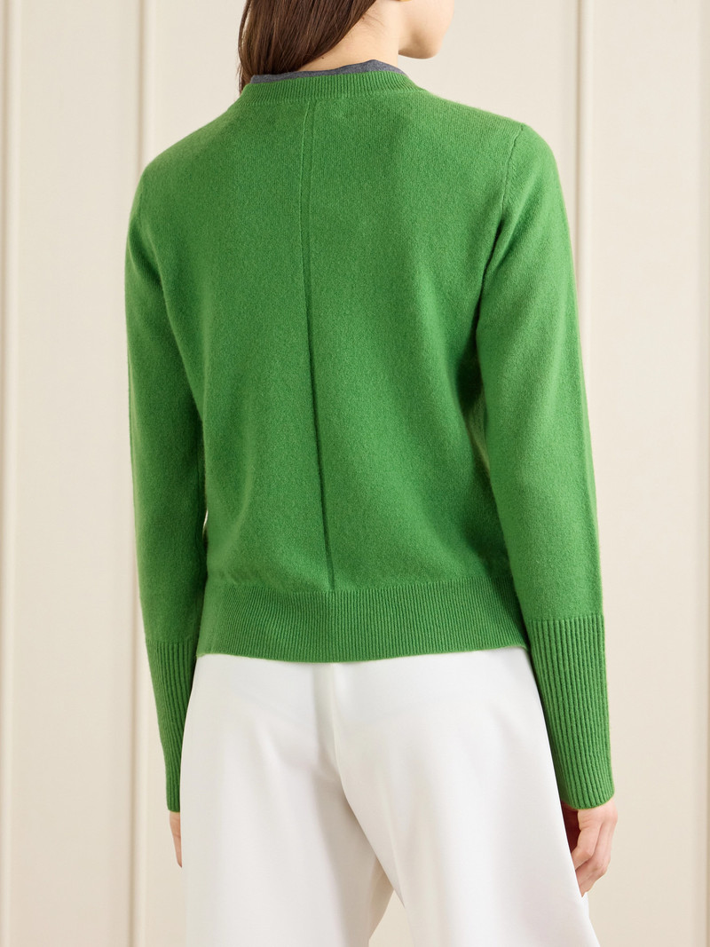 Solid Lean Lines Cashmere Sweater 3