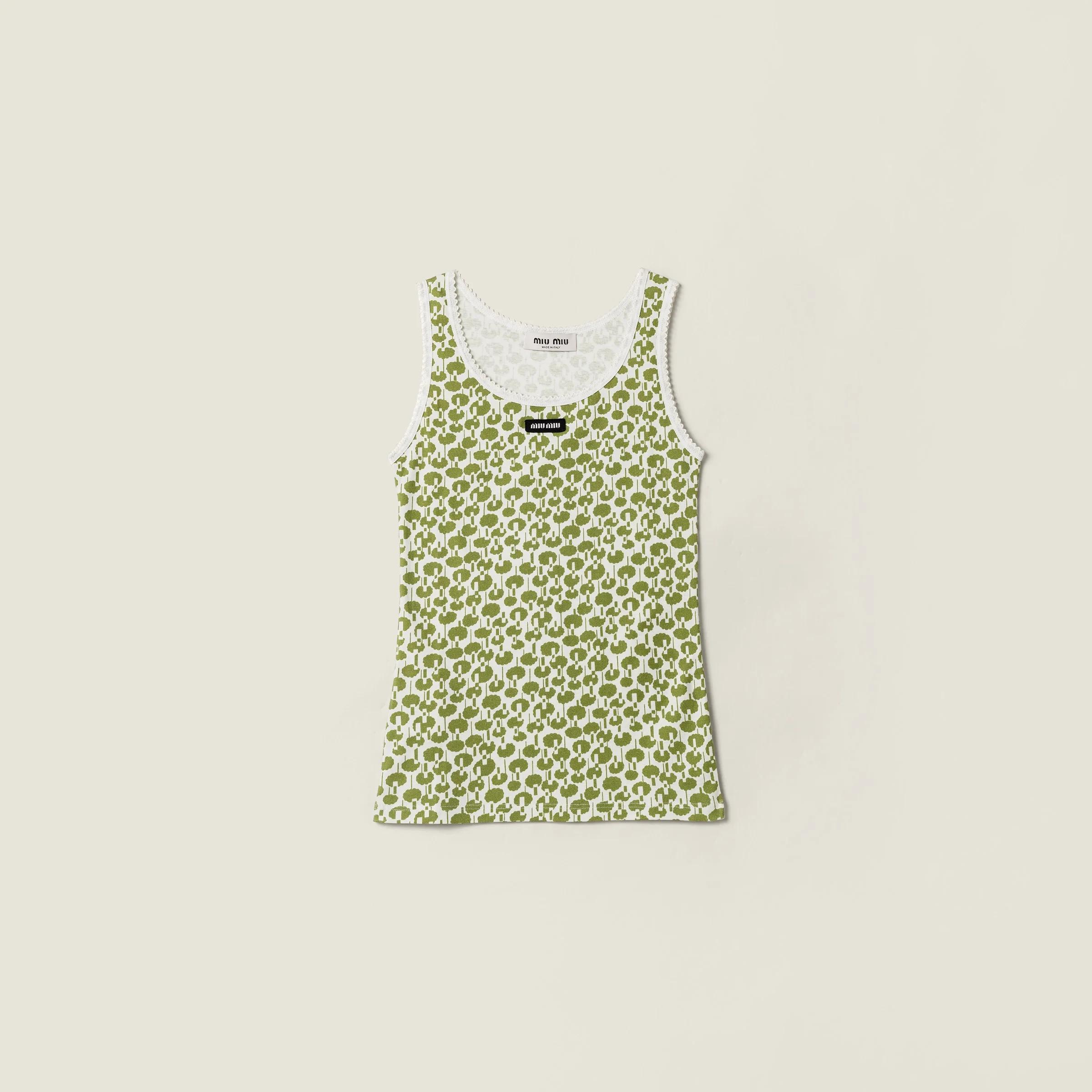 Cotton tank top - 1