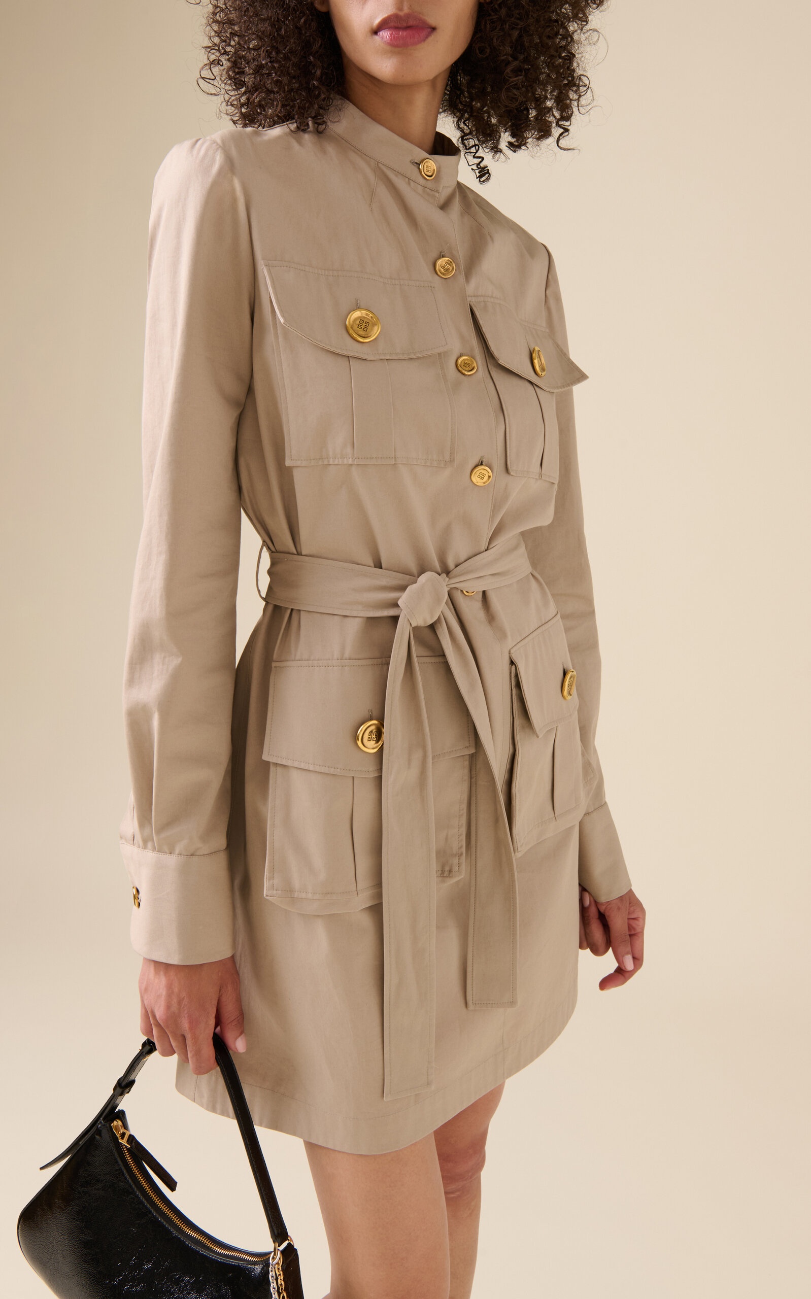 ワンピース Givenchy SAFARI POPELINE DRESS Givenchy SAFARI DRESS IN POPLIN | REVERSIBLE