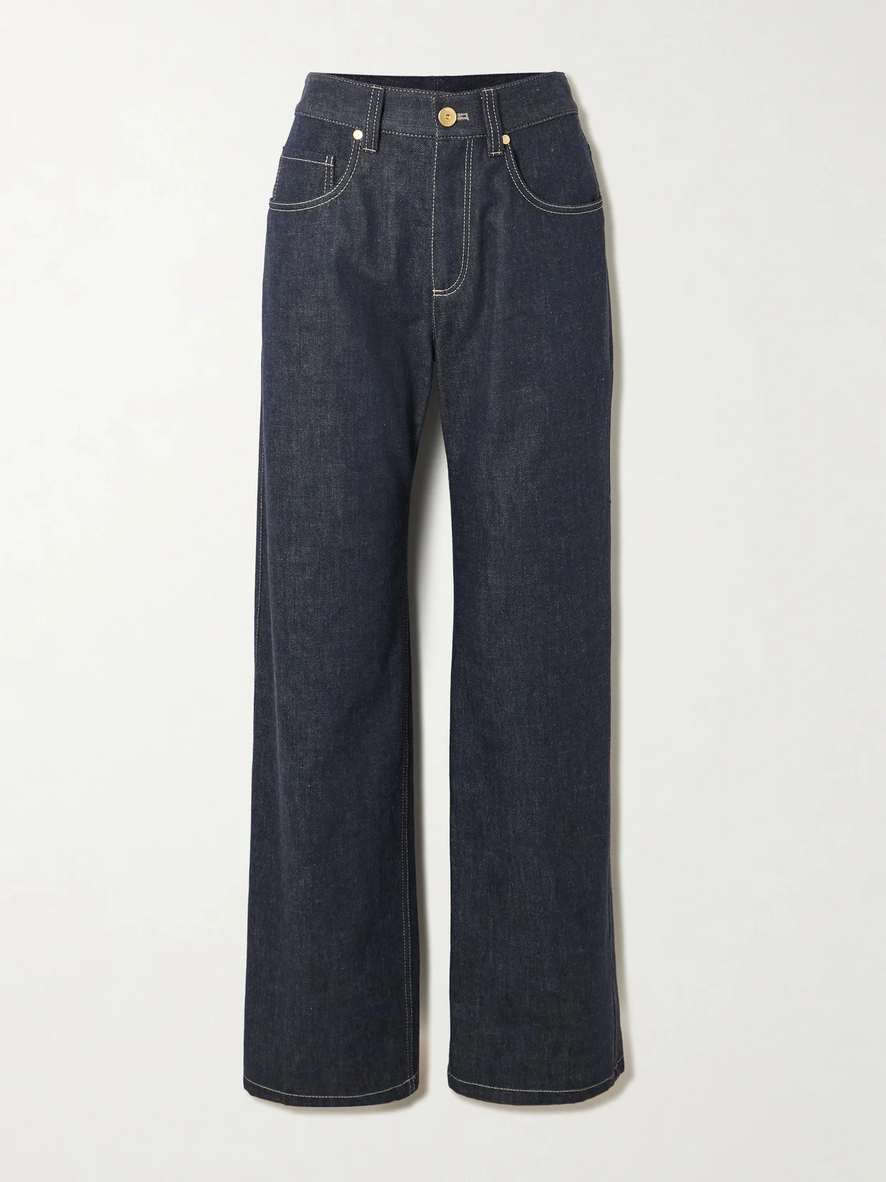 High-rise Straight-leg Jeans - 1