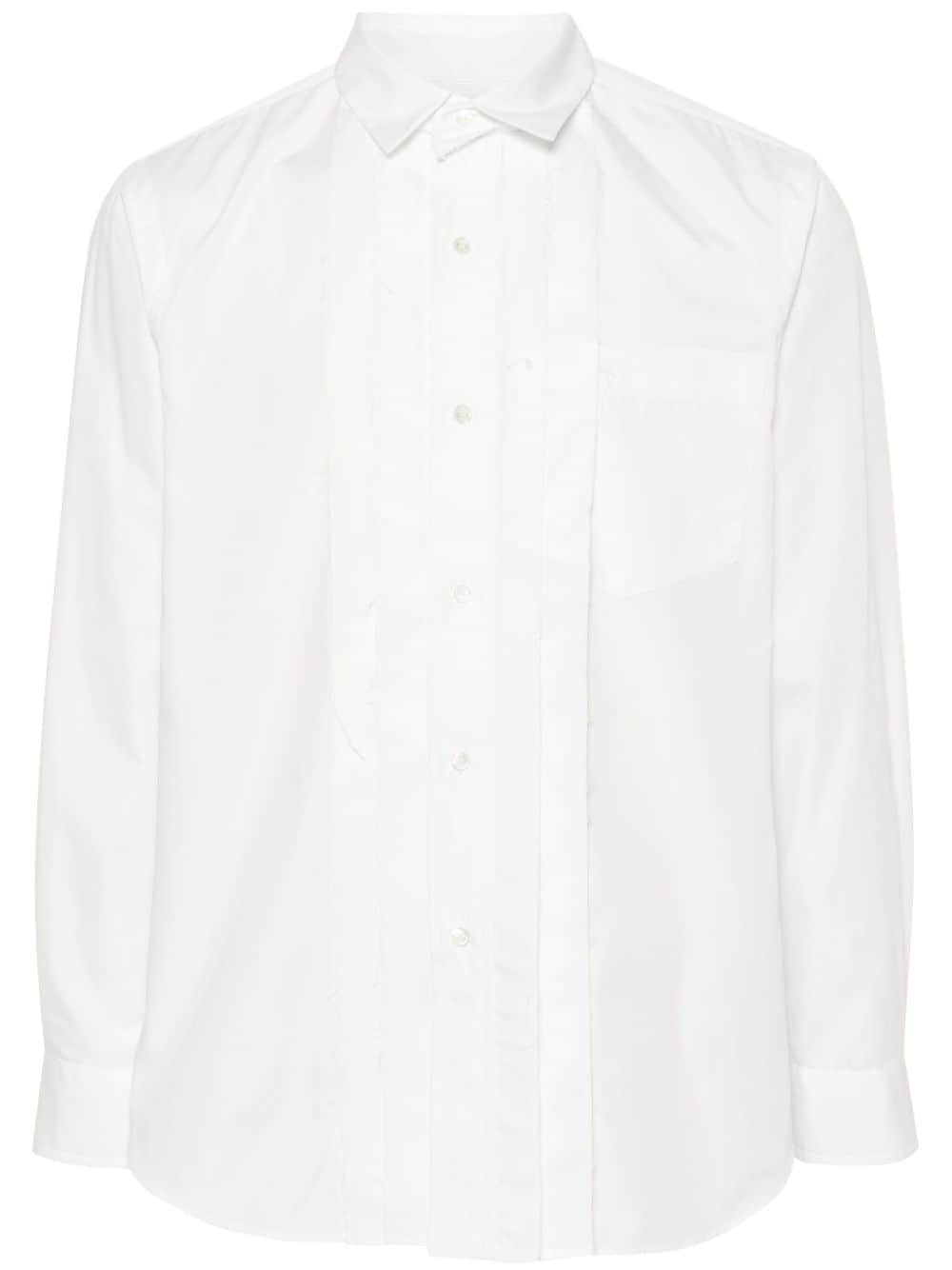 seam-detail shirt - 1