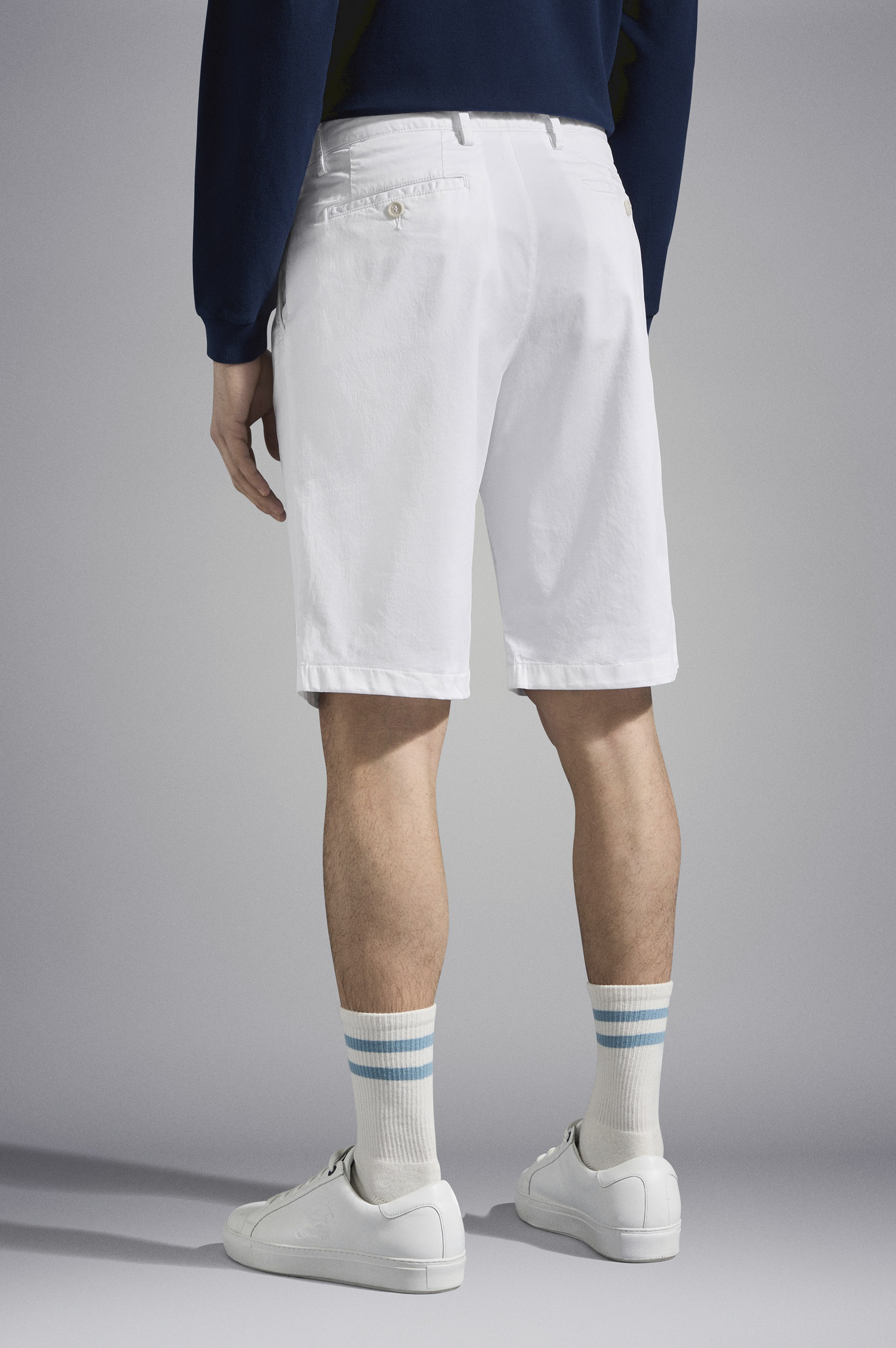 STRETCH COTTON BERMUDA - 3