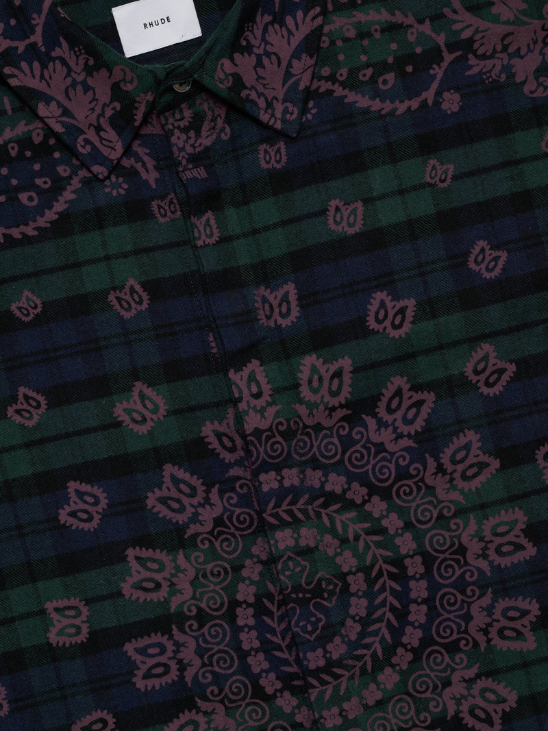 PAISLEY FLANNEL BOXY SHIRT 3
