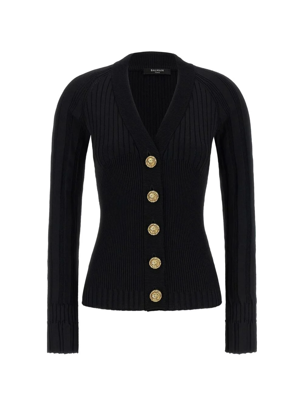 button V-neck cardigan - 1