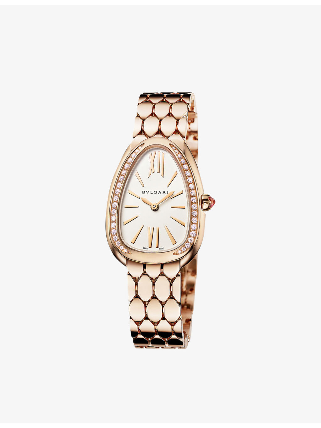 SPP33WGGD/SAT Serpenti Seduttori 18ct rose-gold and diamond watch - 3