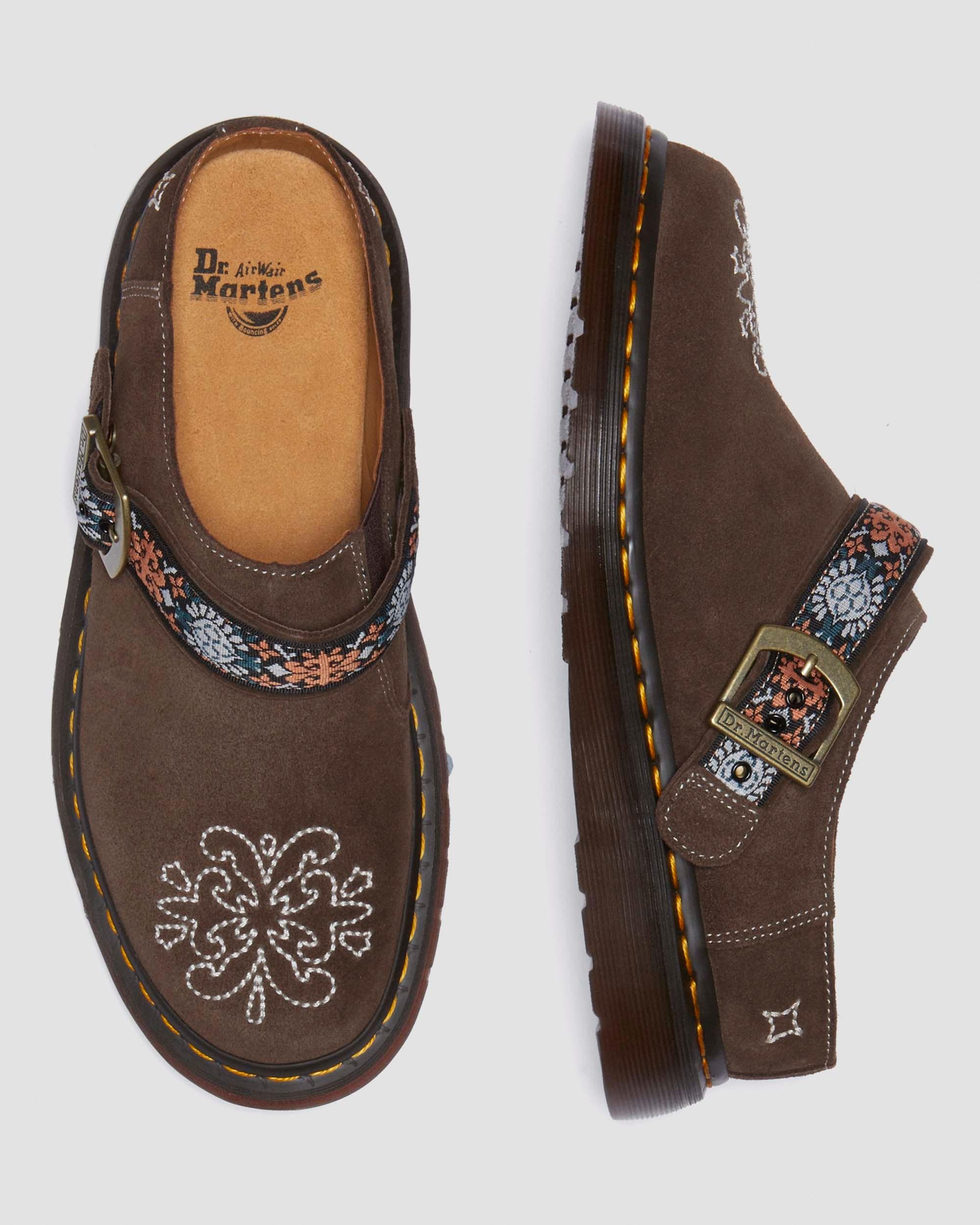 Isham Suede and Jacquard Mules - 2