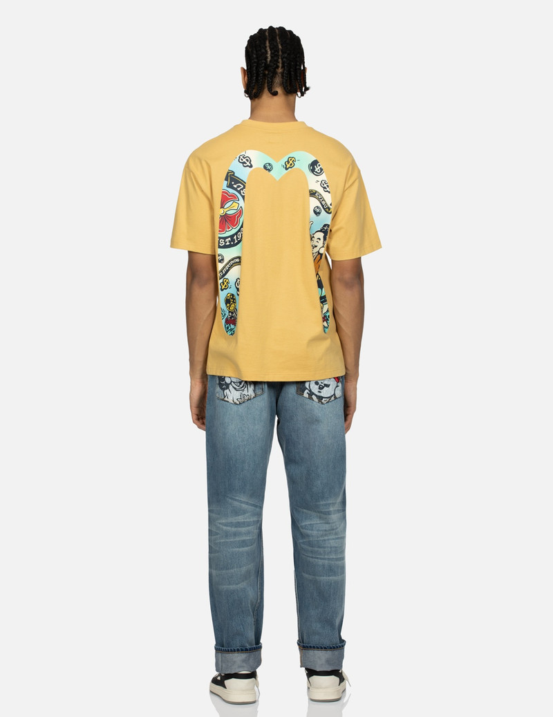 GODHEAD DAICOCK PRINT RELAX FIT T-SHIRT 5