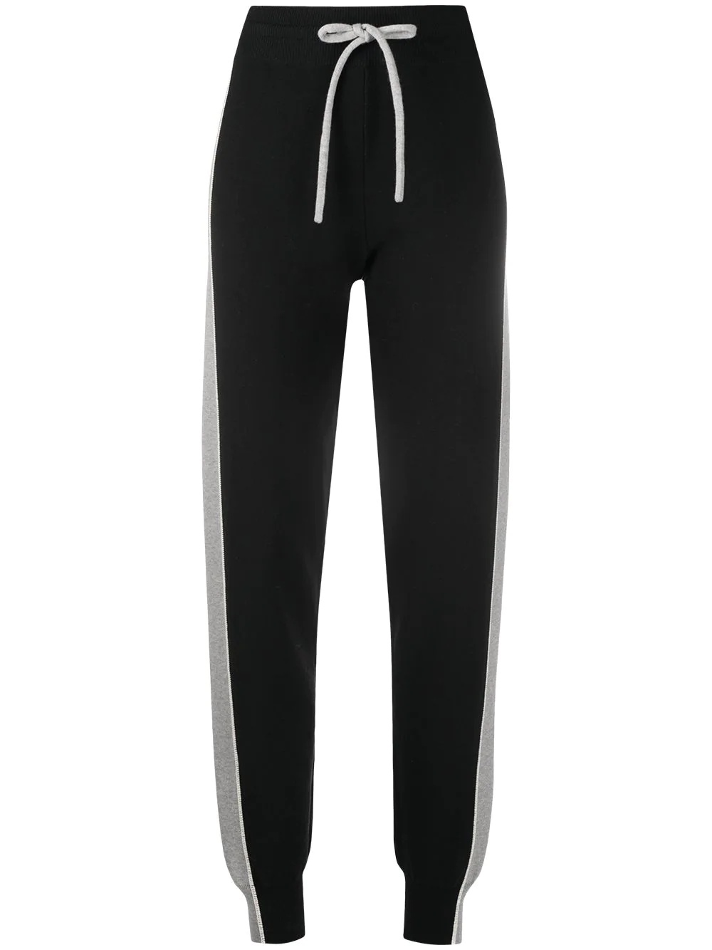 side-stripe track pants - 1