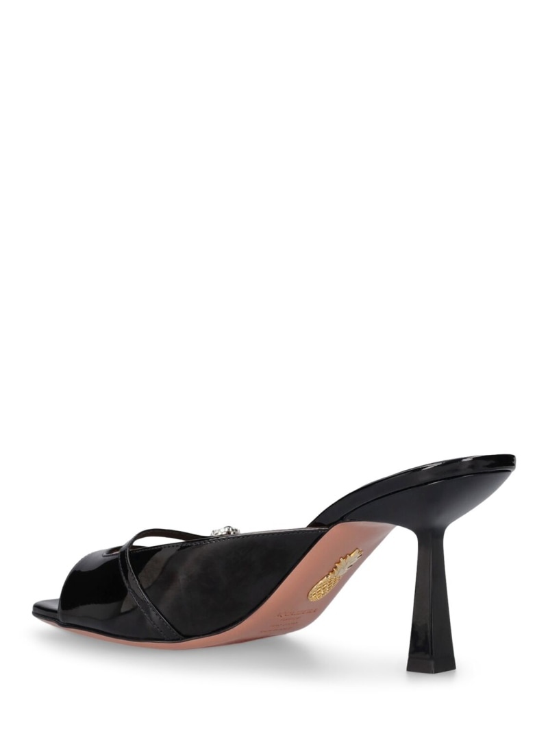 75mm Soul Sister patent leather mules - 4