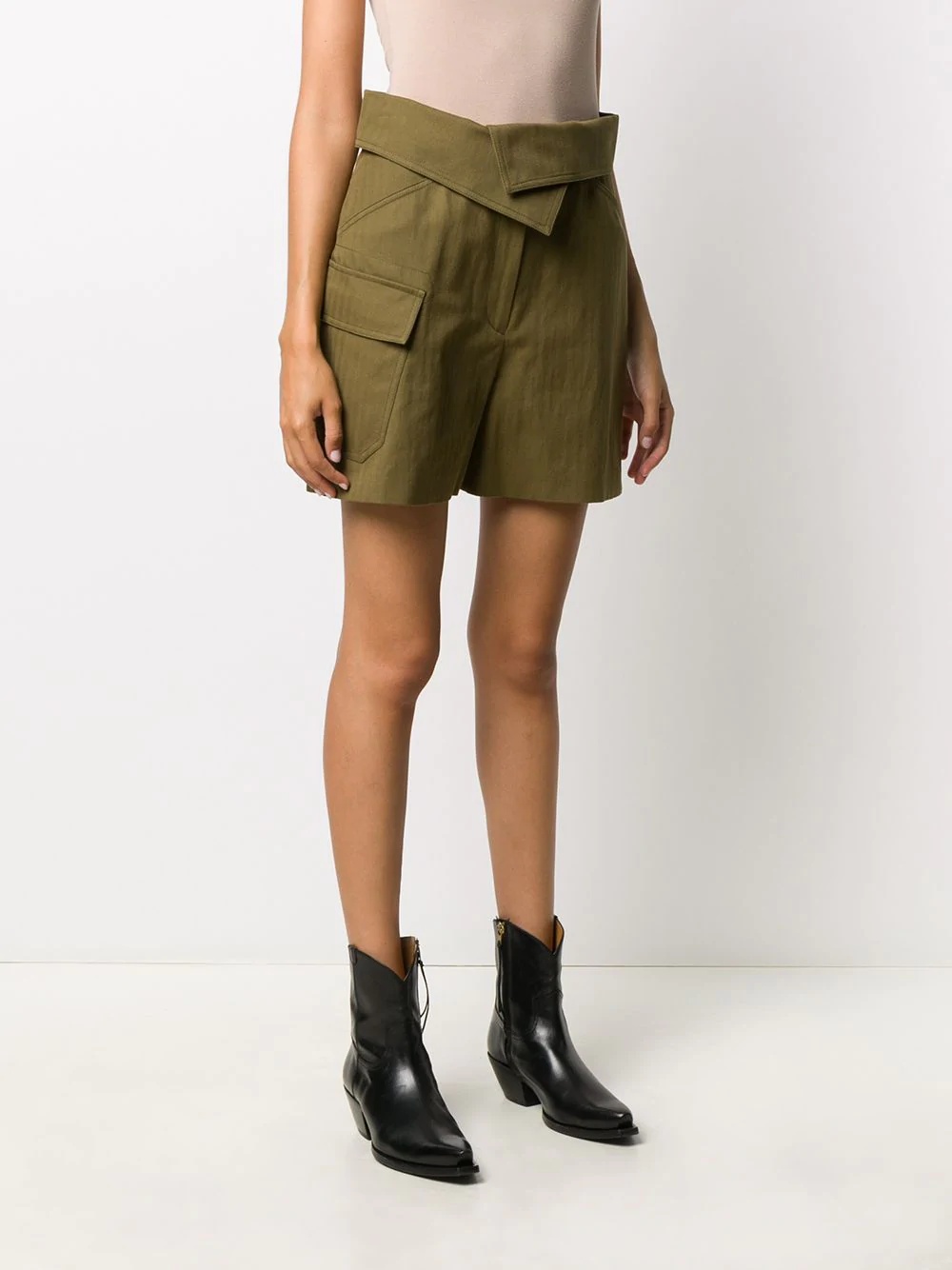 paperbag waist shorts - 3