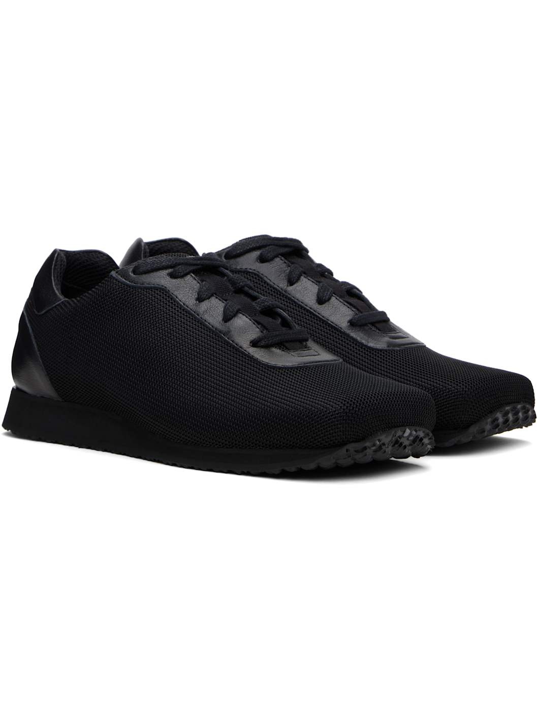 Black Blunt Runner Sneakers - 4