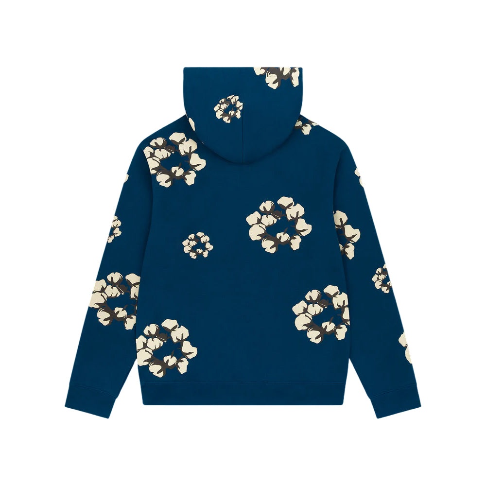 Denim Tears x Cactus Plant Flea Market Cotton Wreath Hoodie 'Navy' DTCT-605 - 2
