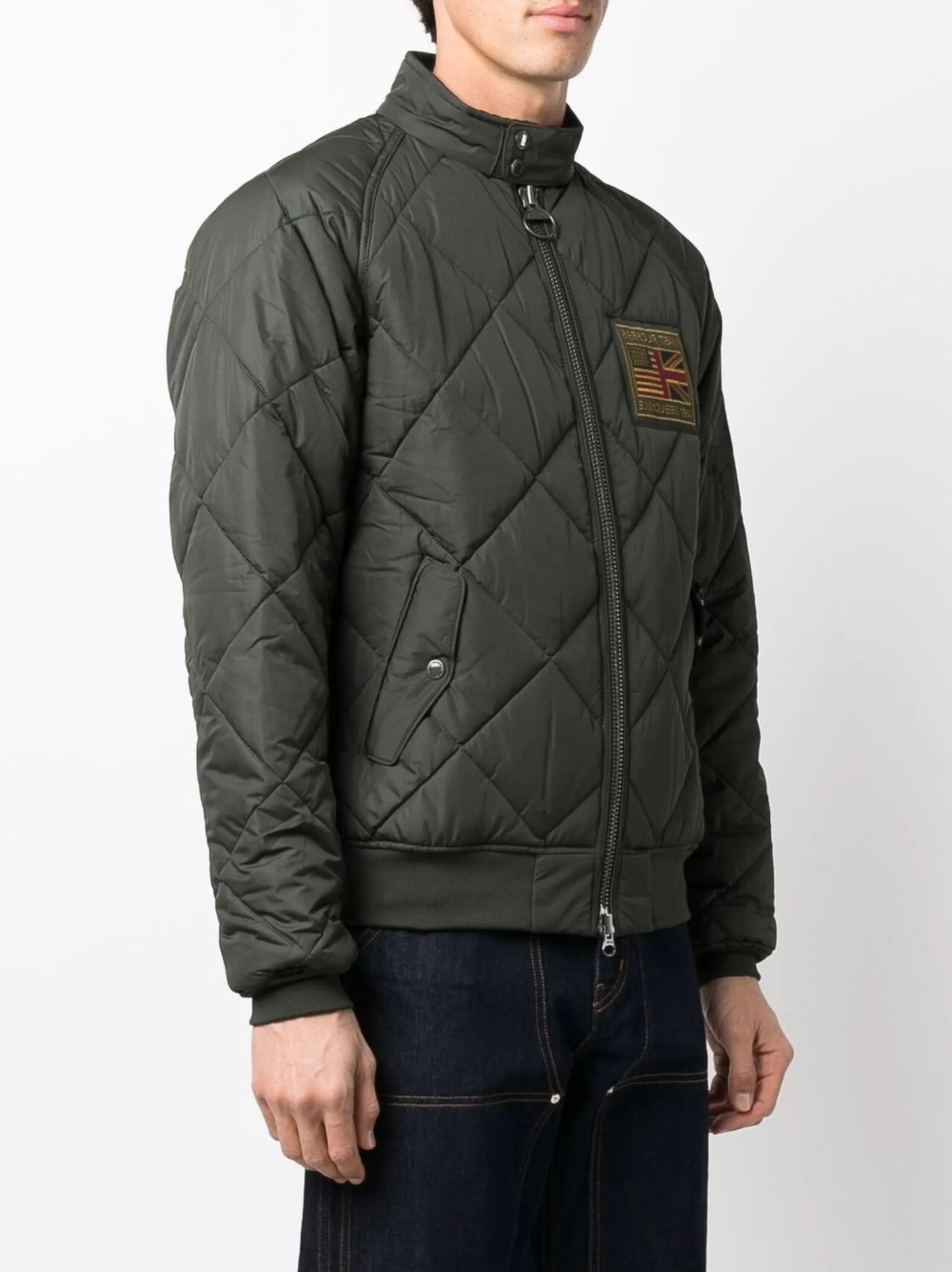Barbour Logo-patch Zip-up Quilted Jacket - 2