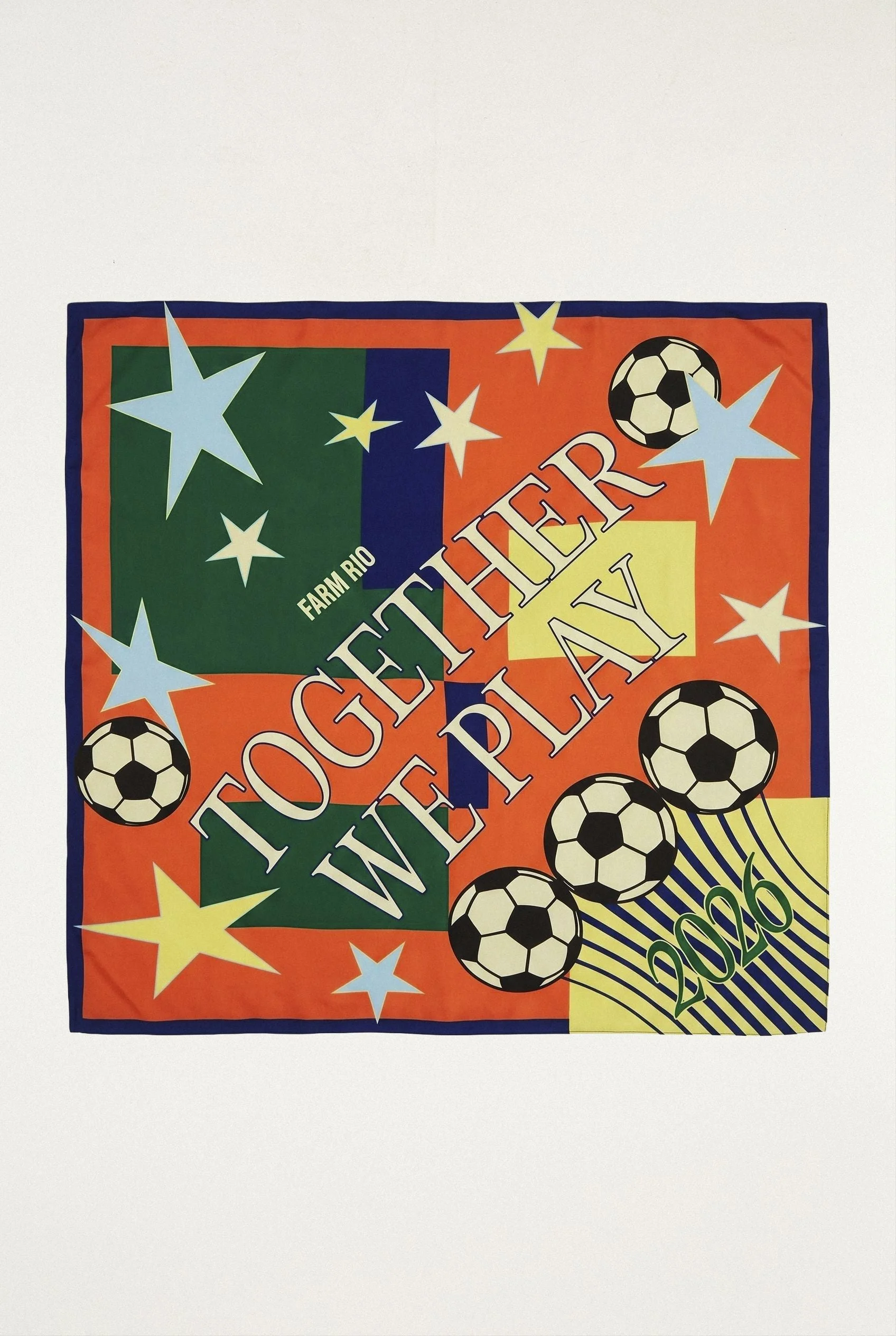Multicolor Together We Play Scarf - 1