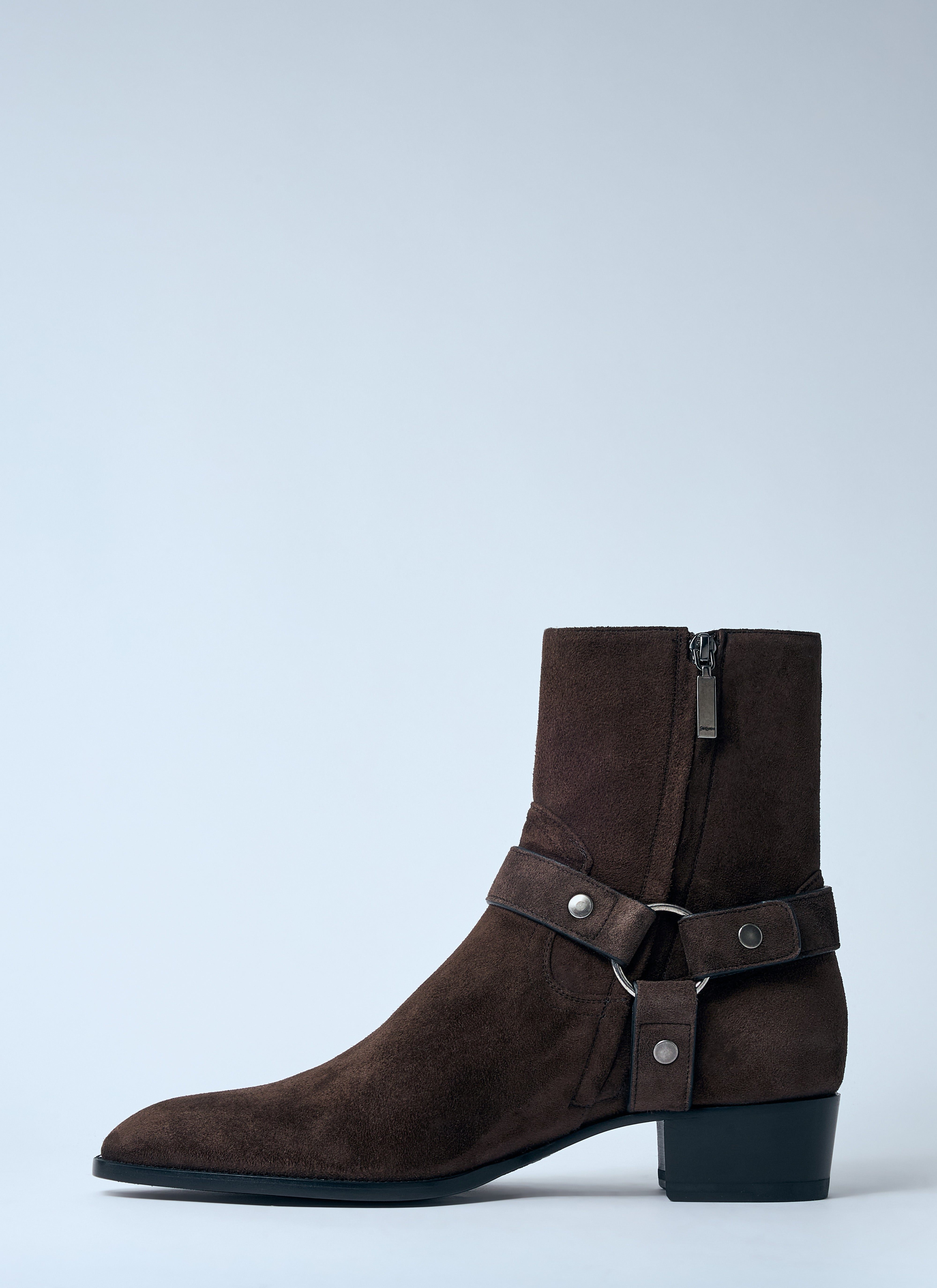 Saint Laurent Men Wyatt Harness Boots - 4
