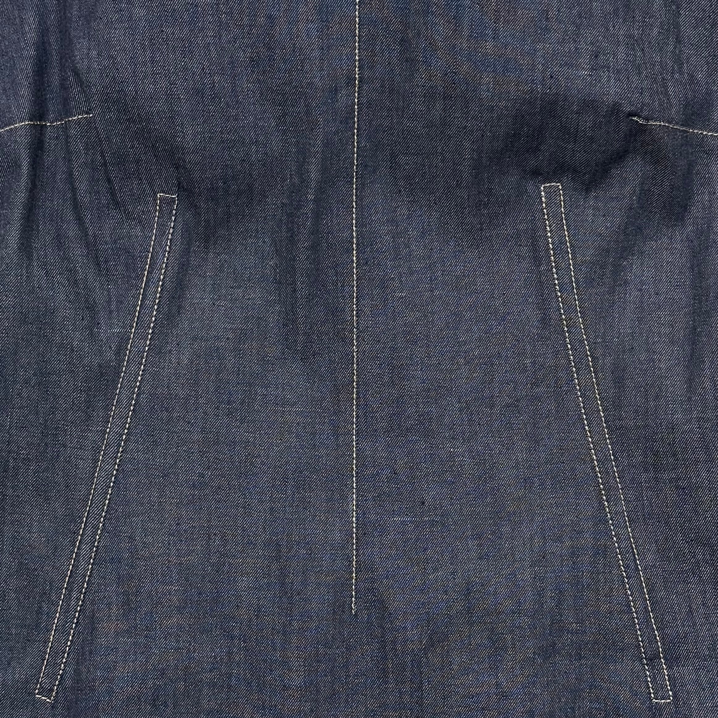 DOLCE&GABBANA Spring Summer 2000 Denim Bustier - 3