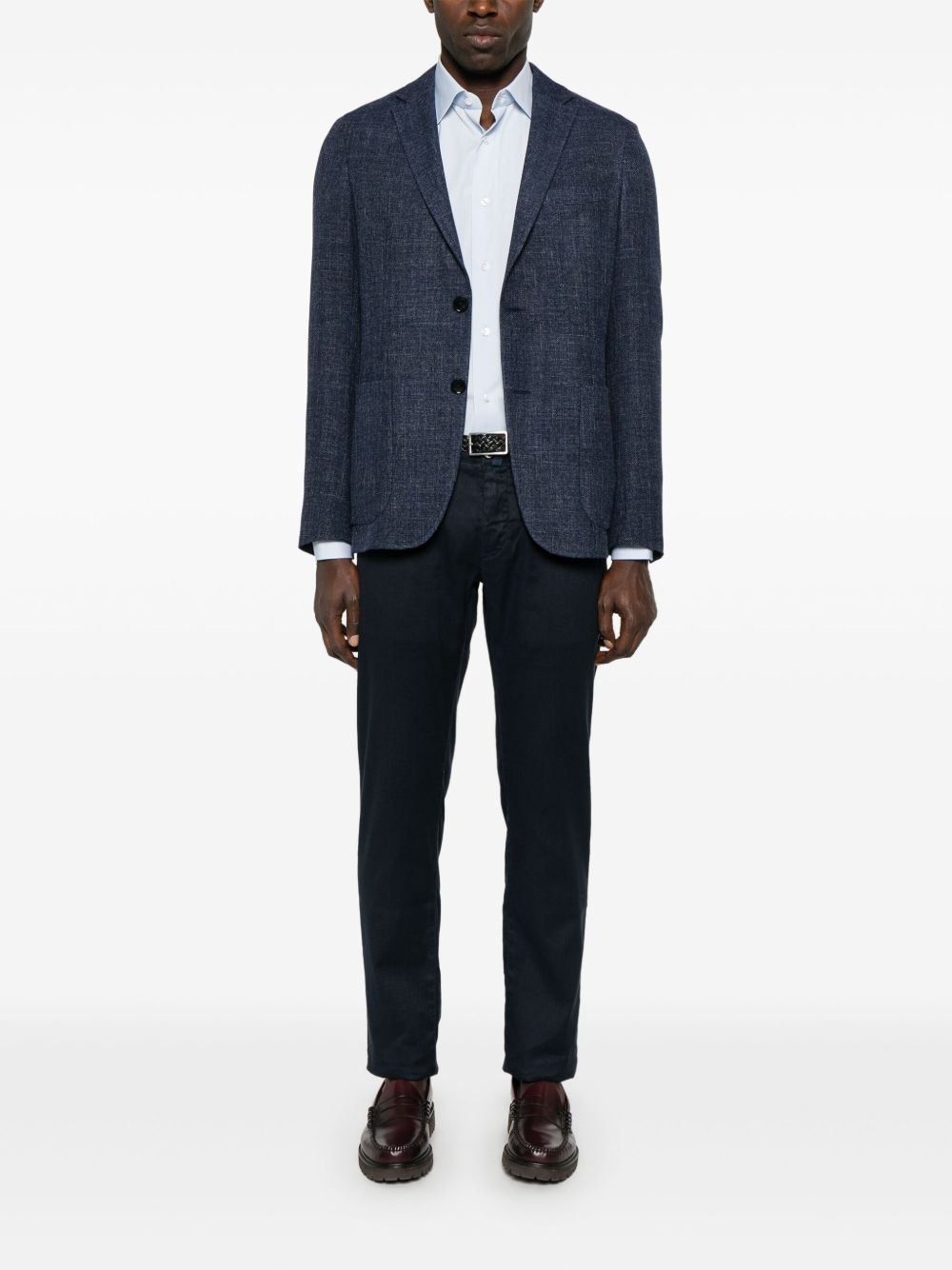 interwoven blazer - 2