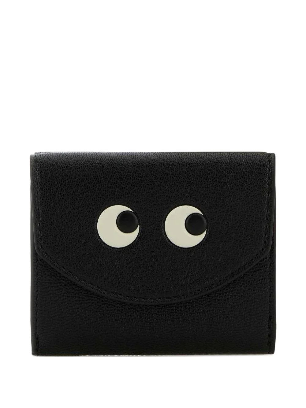 grained-leather eyes wallet - 1