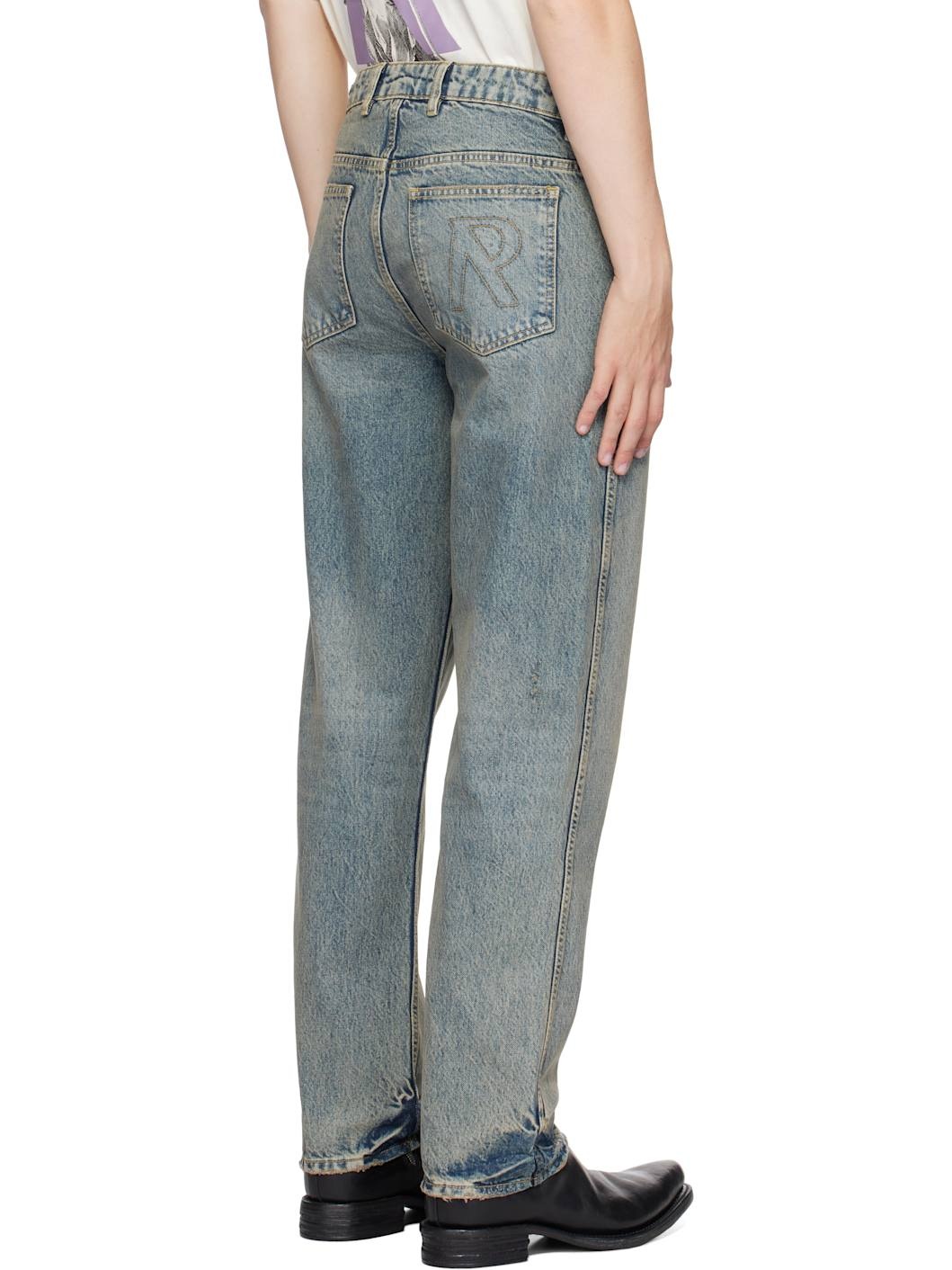 Blue R2 Straight Leg Jeans - 3