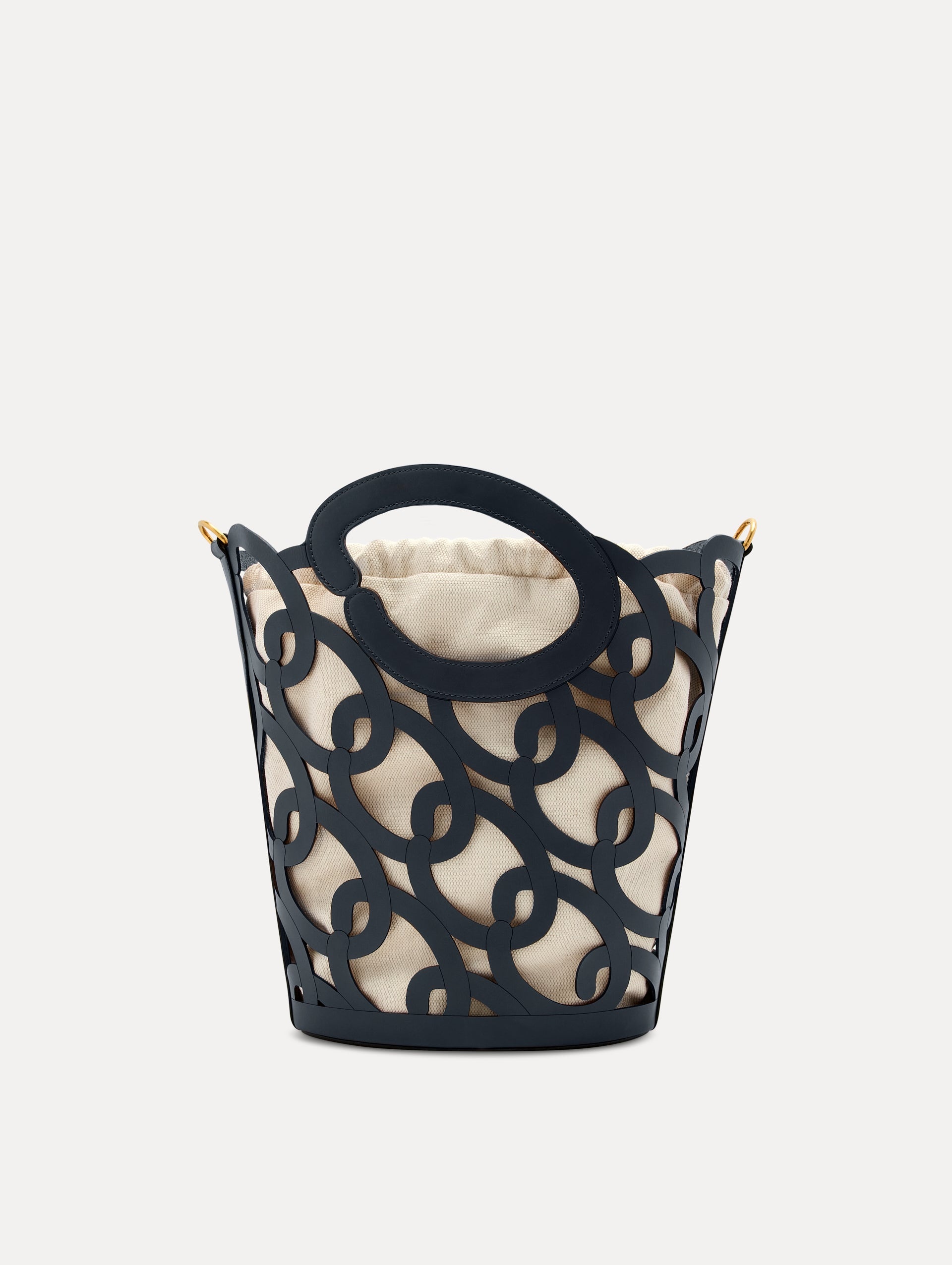 OSCAR CHAIN-LINK LEATHER TOTE - 4