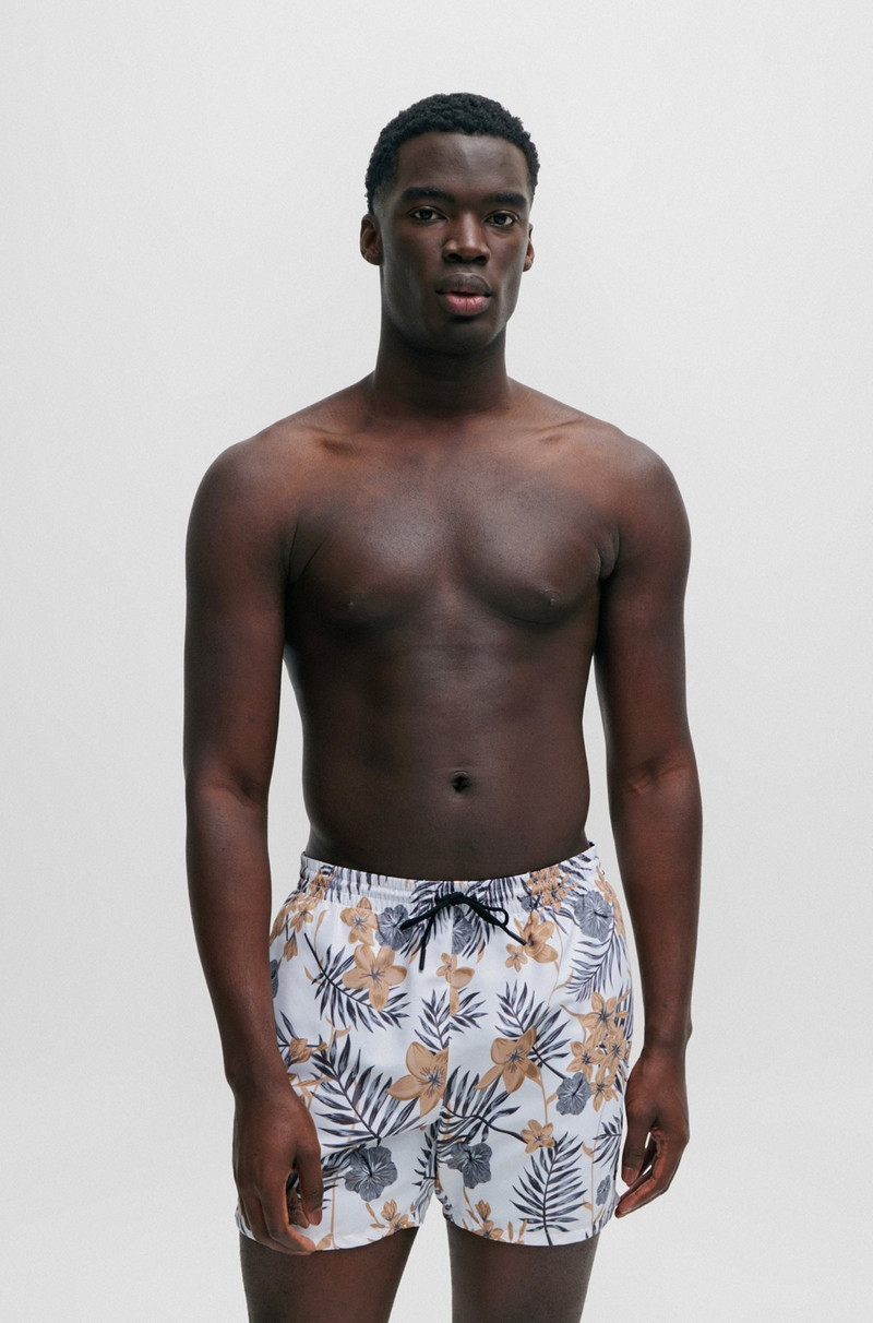 FULLY LINED SWIM SHORTS WITH SEASONAL PRINT 2