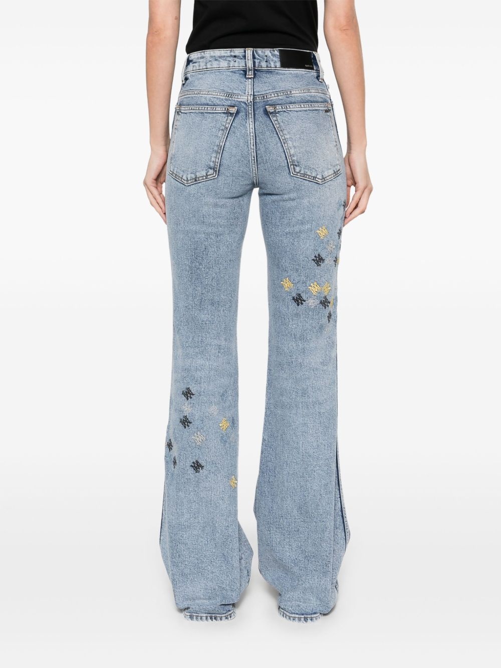 MA Quad embroidered jeans - 4
