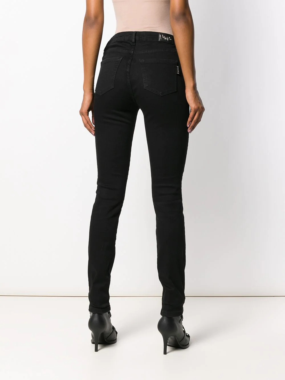 high-waisted skinny jeans - 4