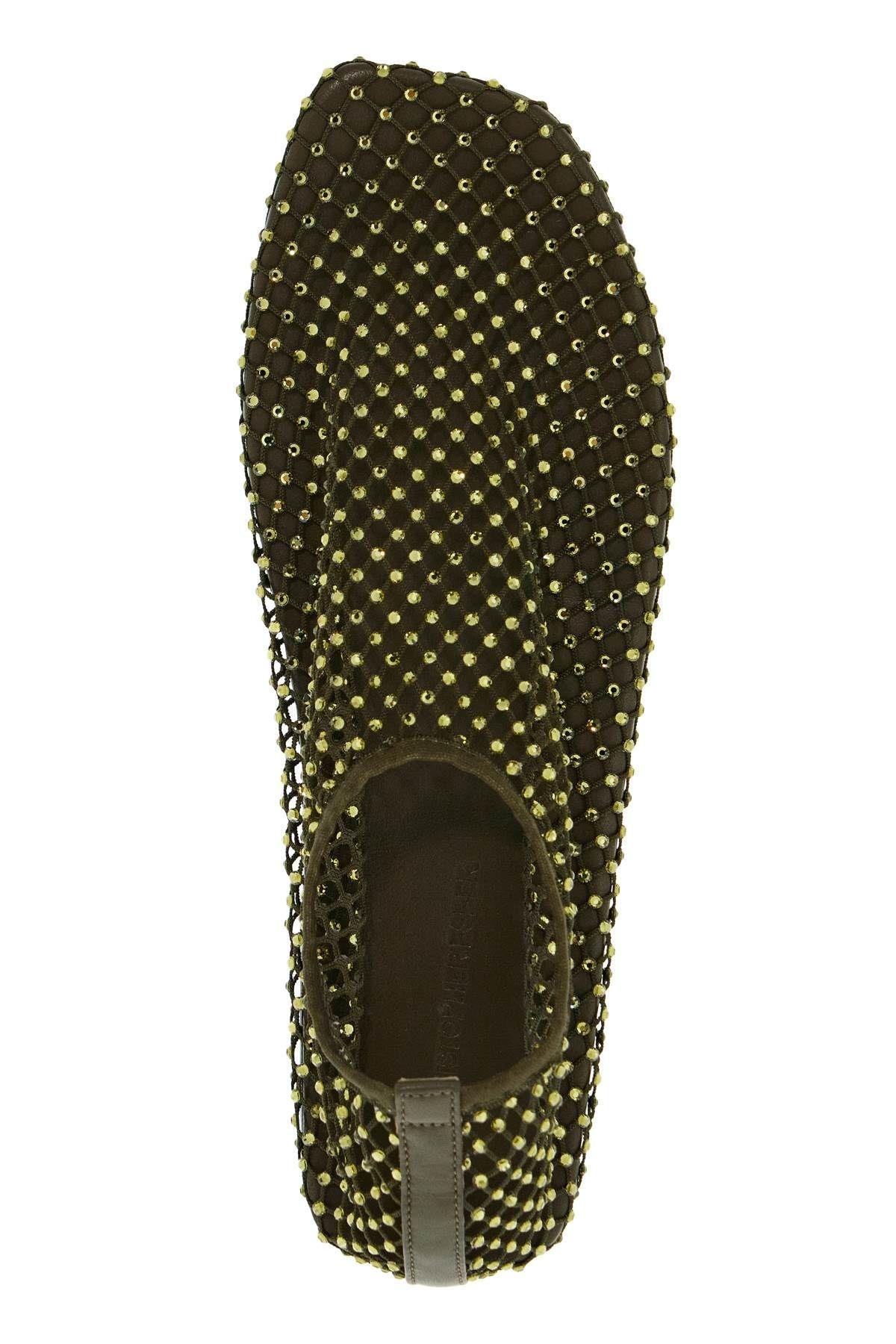 バレエシューズ CHRISTOPHER ESBER 'netted minette ballerina 22049013 CHRISTOPHER ESBER Minette crystal-embellished mesh ballet