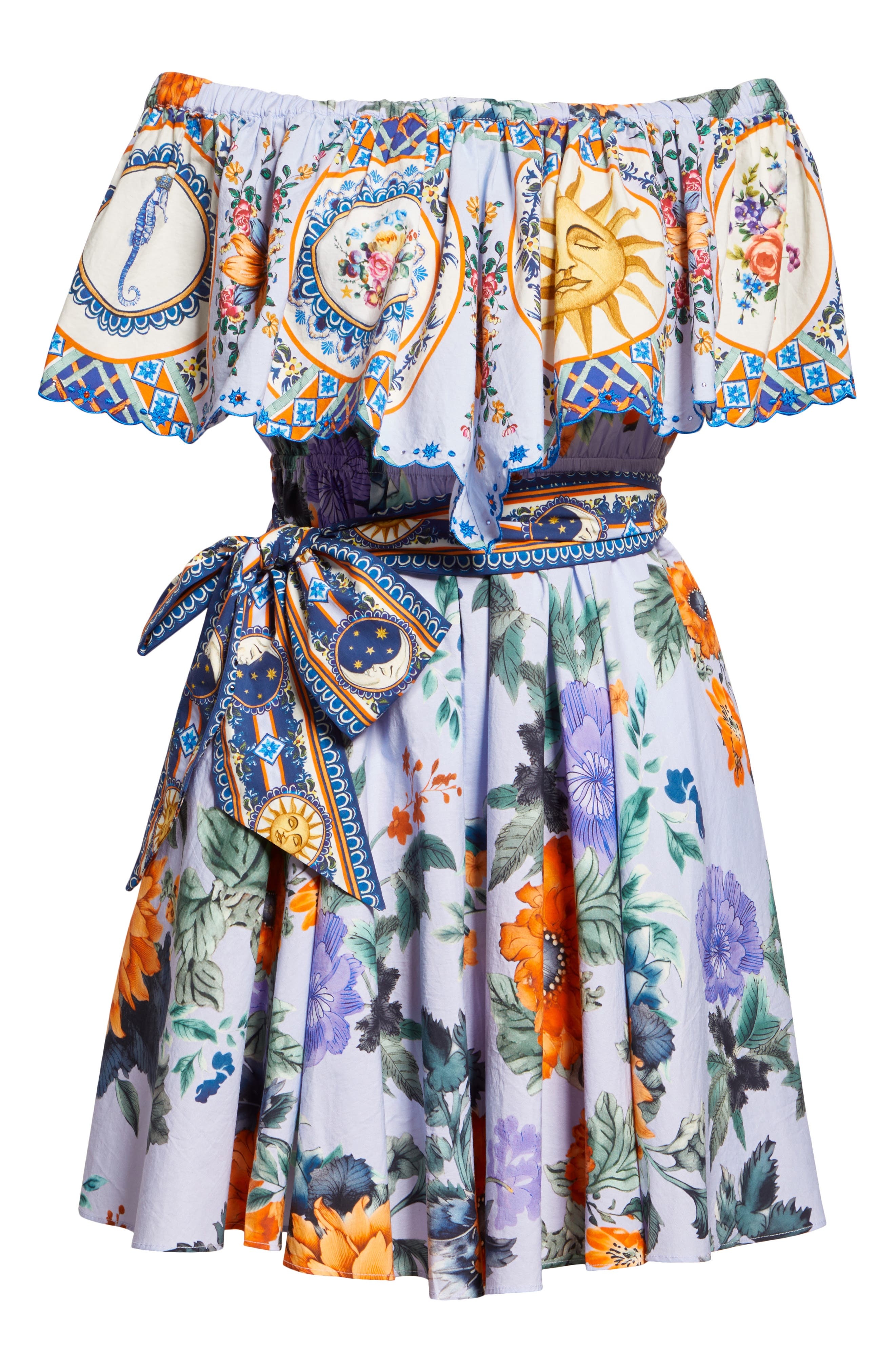 Camilla Luscious in Lisbon Off the Shoulder Belted Organic Cotton Dress at Nordstrom - 5