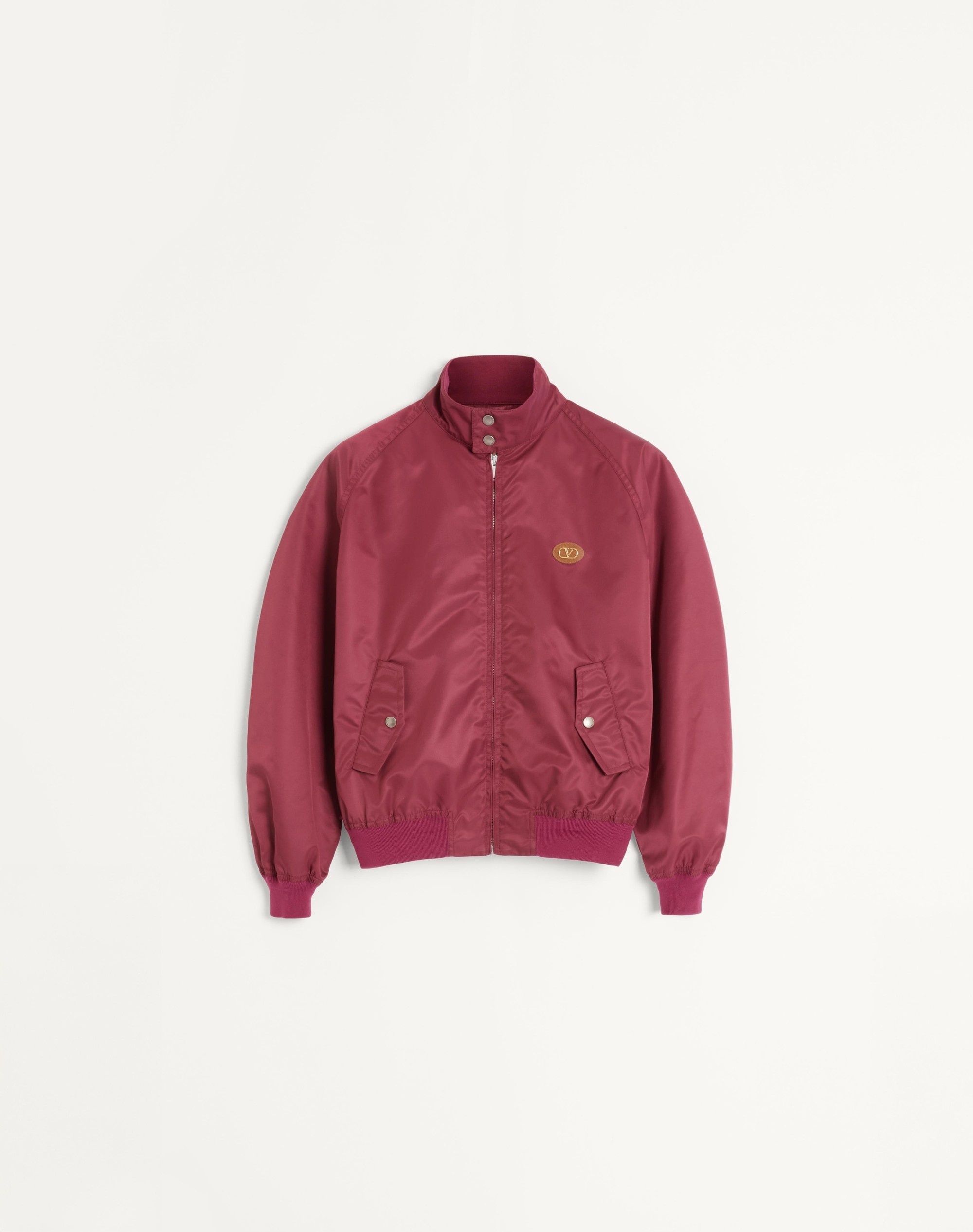 NYLON BLOUSON WITH VLOGO PATCH - 1