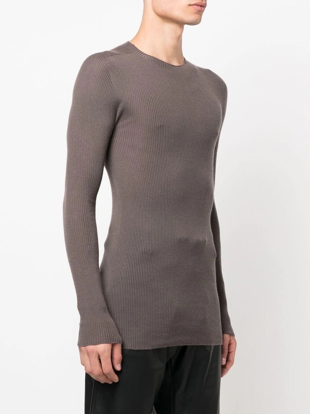 ribbed cashmere sweater - 3