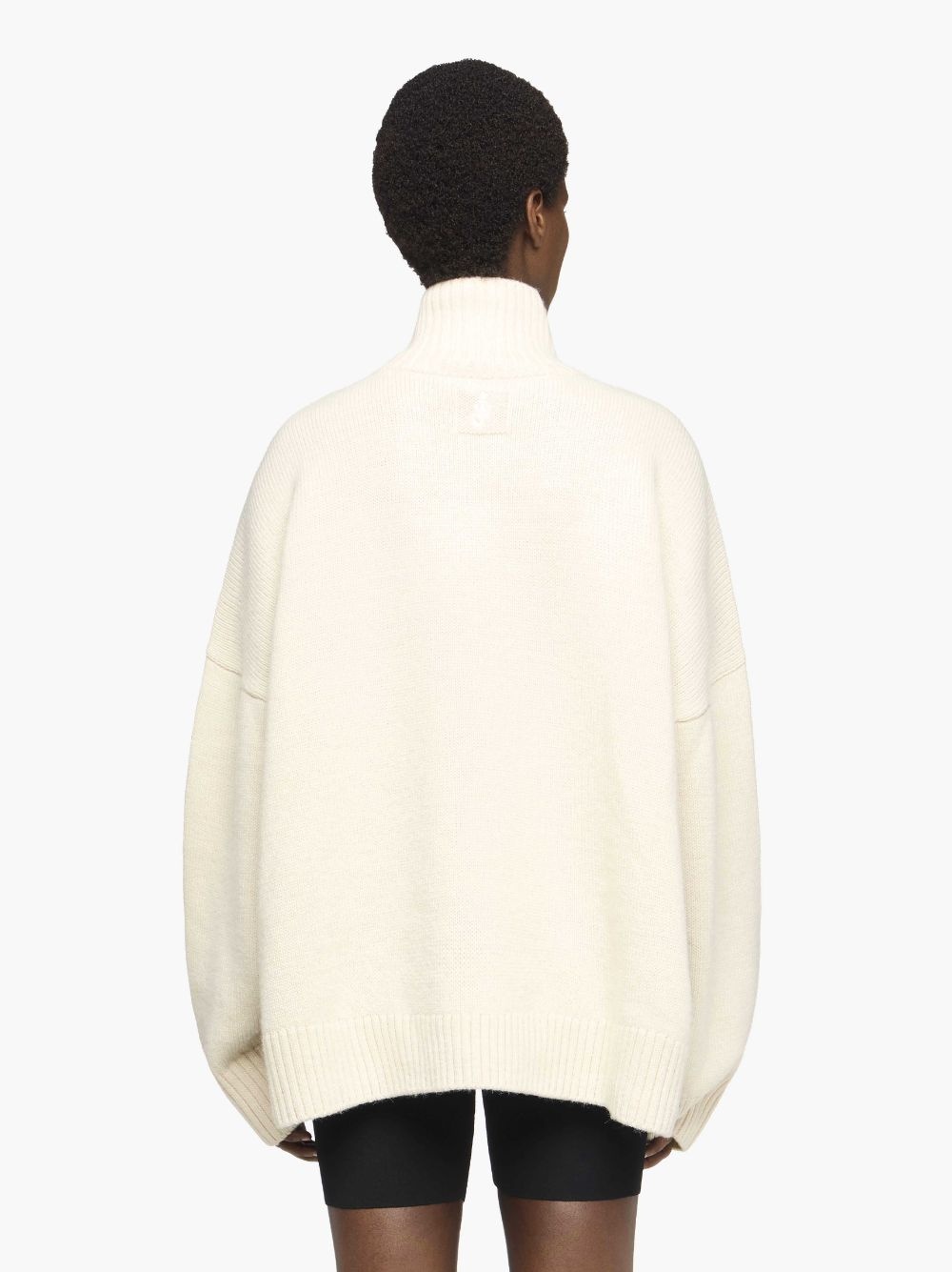 DUAL TONE - PATCH POCKET TURTLENECK SWEATER - 3