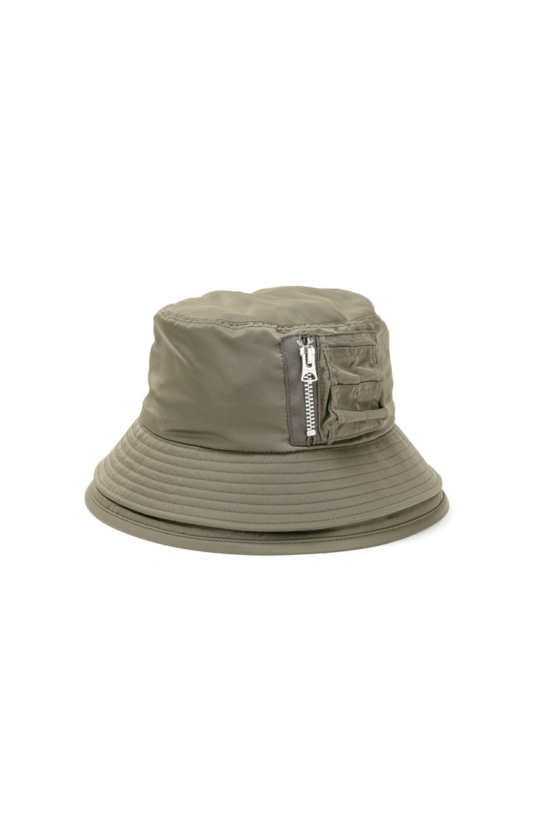 sacai Pocket Double Brim Hat / Nylon Twill outlook