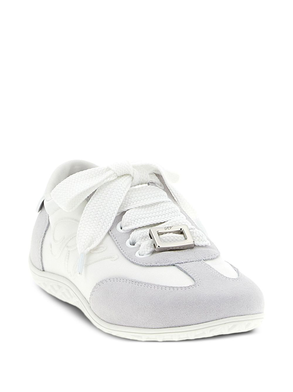 embroidered buckle sneakers - 3