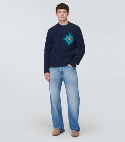 Alanui Rib-knit wool-blend sweater outlook