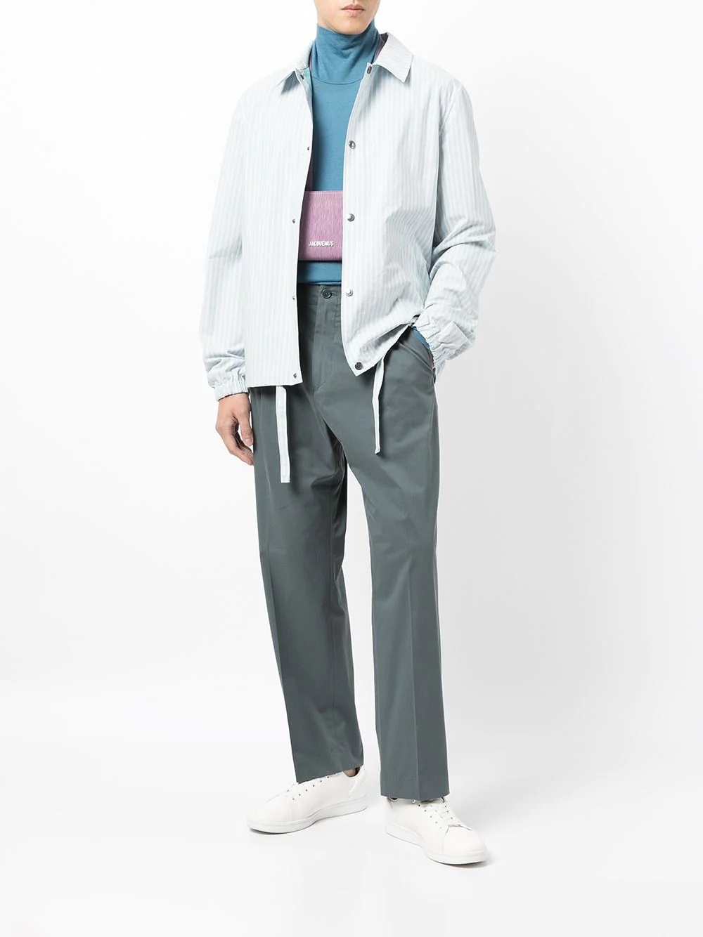 mid-rise straight trousers - 2