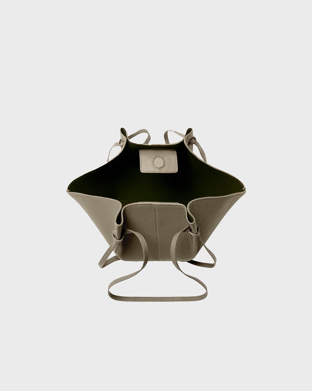 Bag Mochi Pebble Grain Leather  Taupe ONESIZE - 3