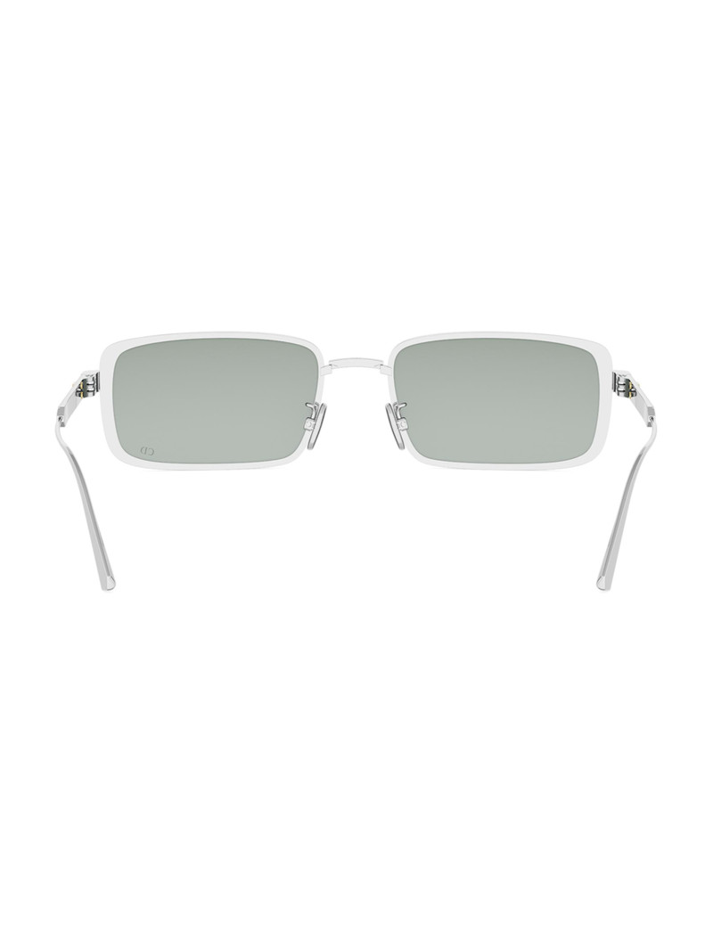 Women's DiorCannage S2U 55MM Rectangular Sunglasses - Silver Grey 5