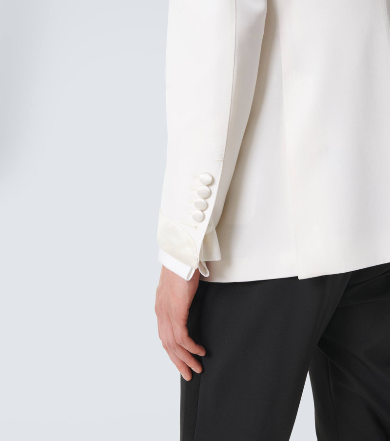 O'Connor tailored wool and mohair blazer 6