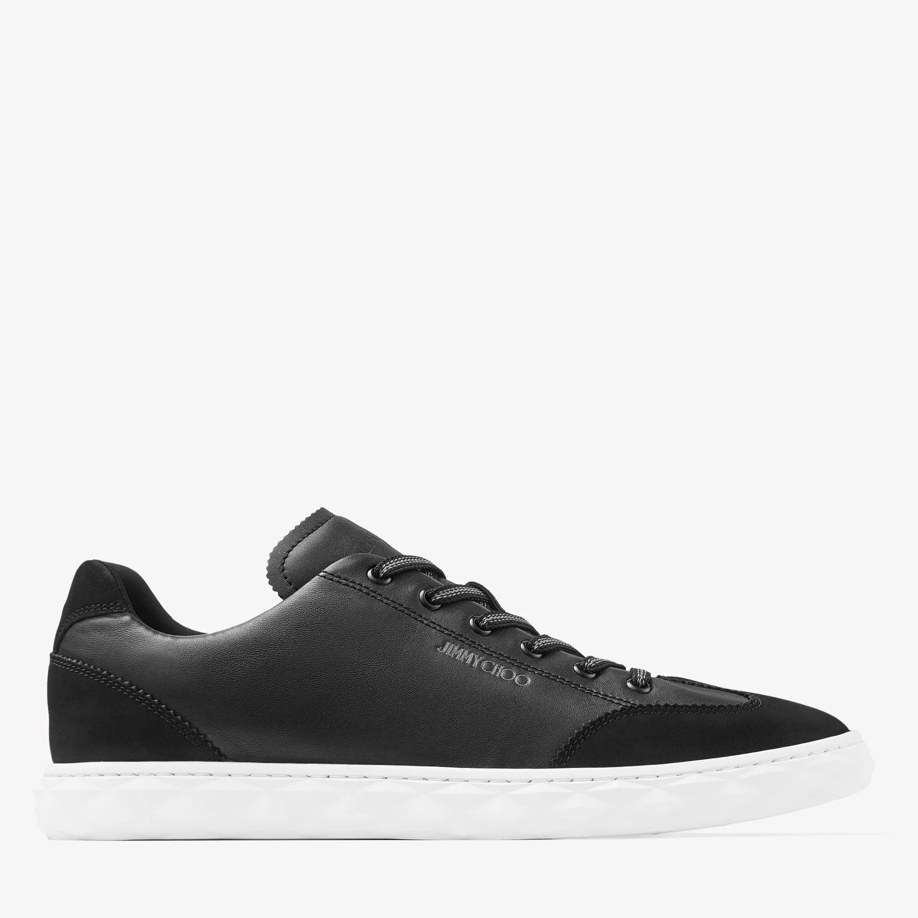Diamond Light Flex/M
Black Leather Trainers - 1