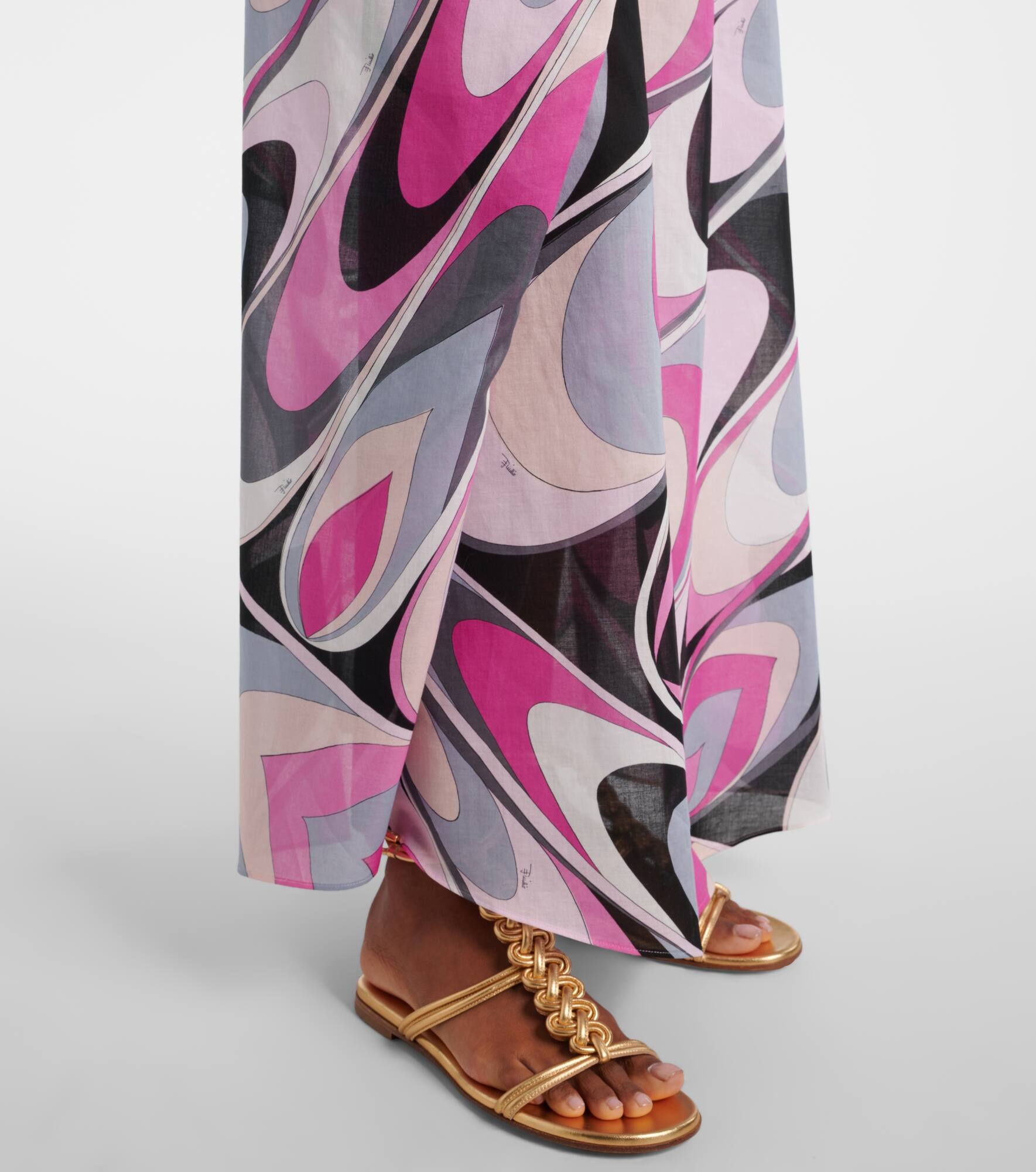 Onde cotton muslin kaftan - 6
