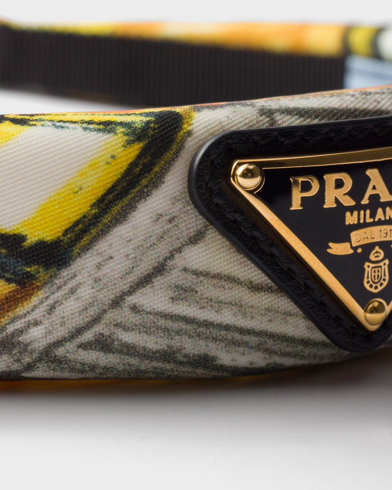 Prada Printed Re-Nylon headband outlook