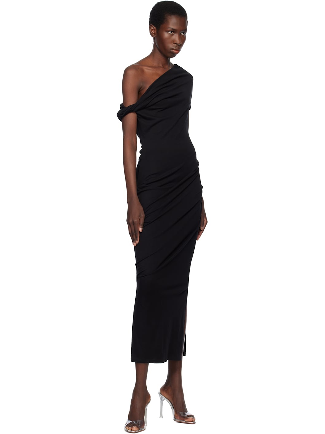 Black Elemental Ida Maxi Dress - 4