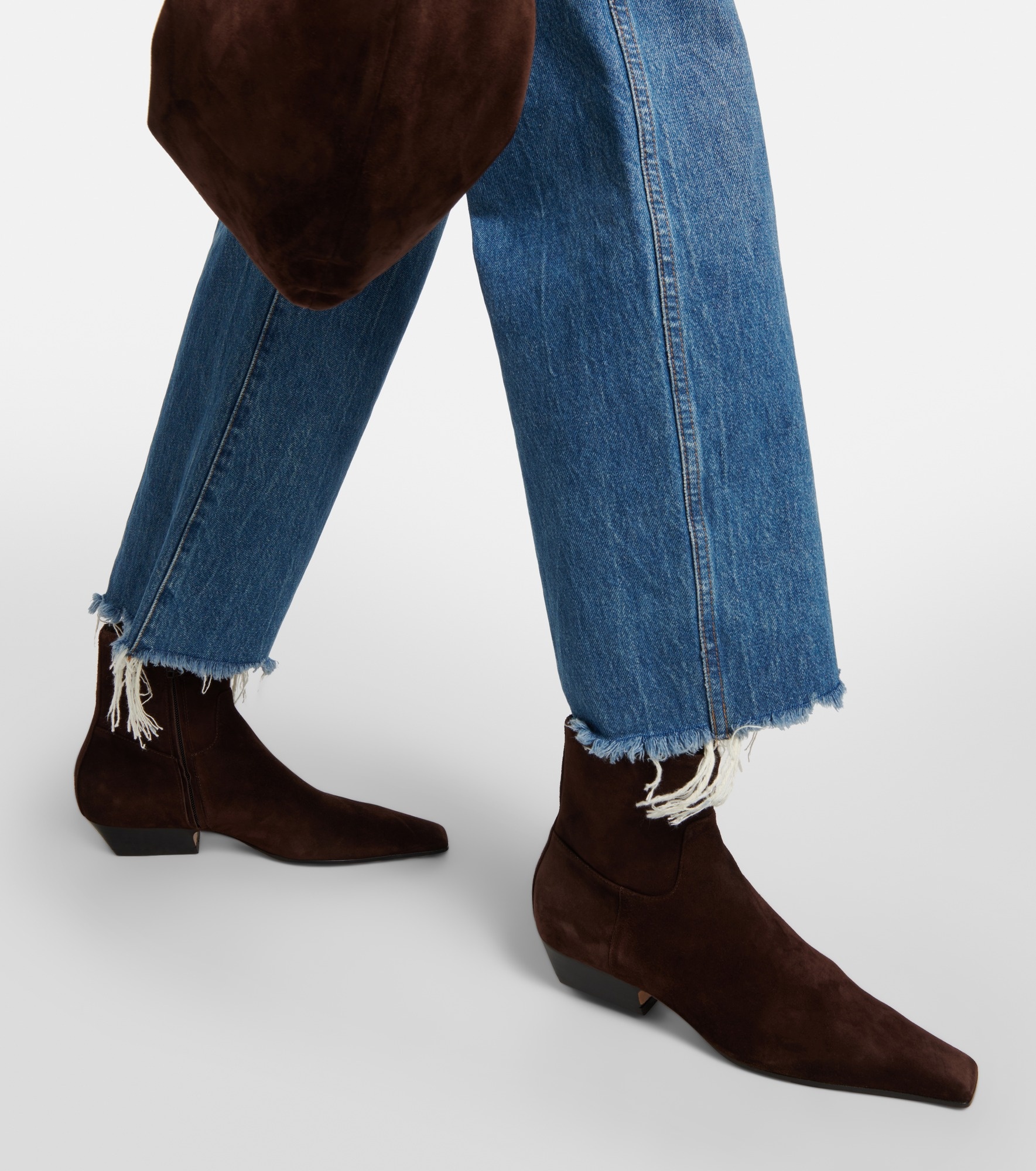 Marfa suede Chelsea boots - 3