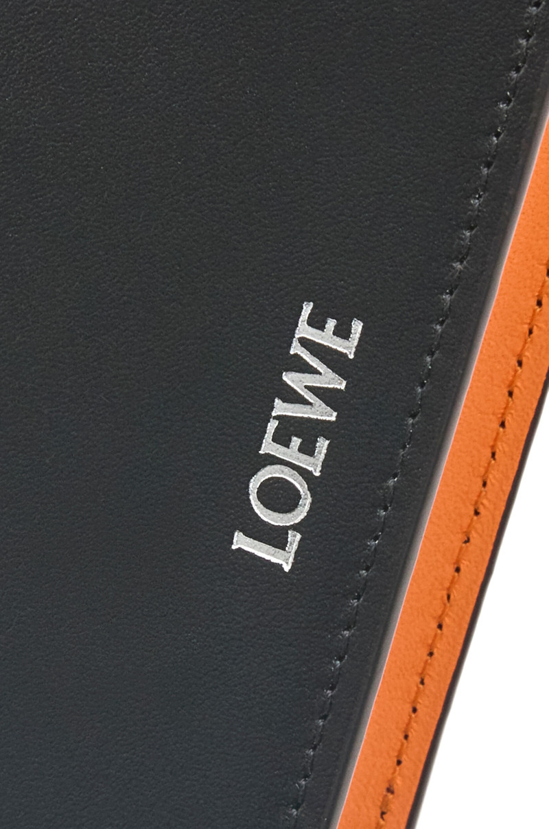 Slim bifold cardholder in shiny nappa calfskin 5