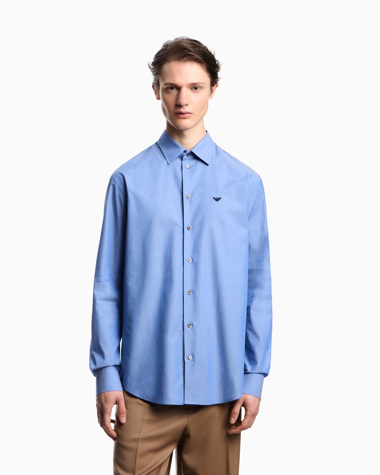 COTTON CHAMBRAY SHIRT - 4