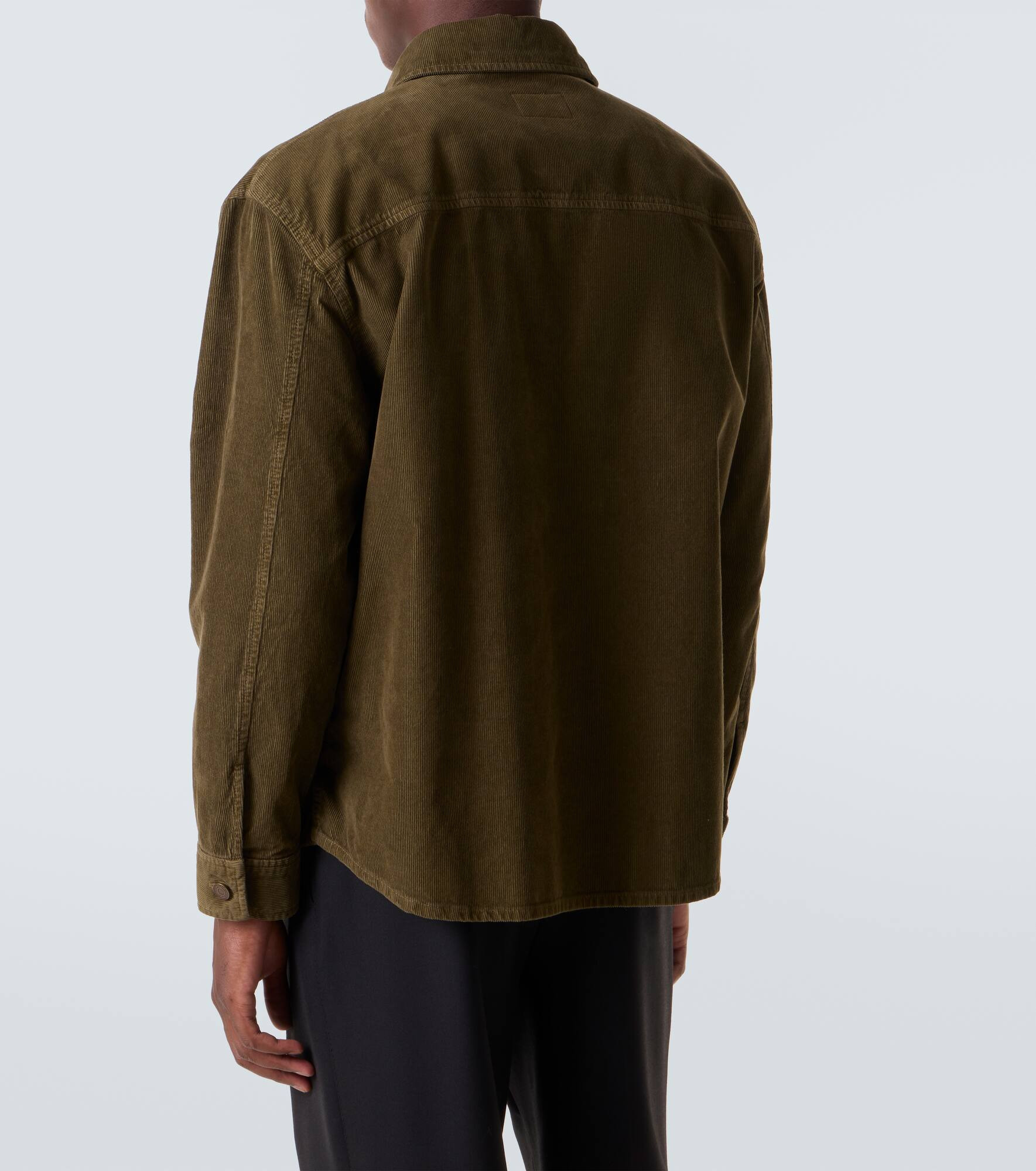 Cotton corduroy overshirt - 4