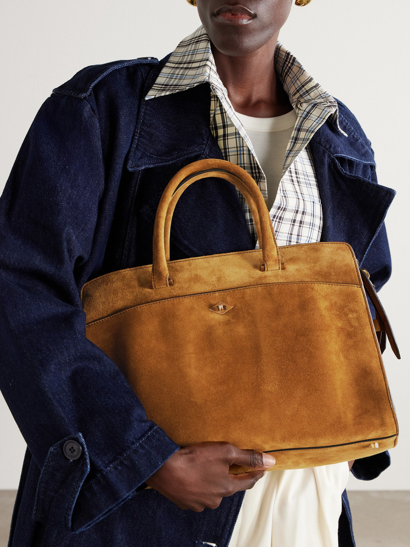 MÉTIER Private Eye Medium Suede Tote outlook