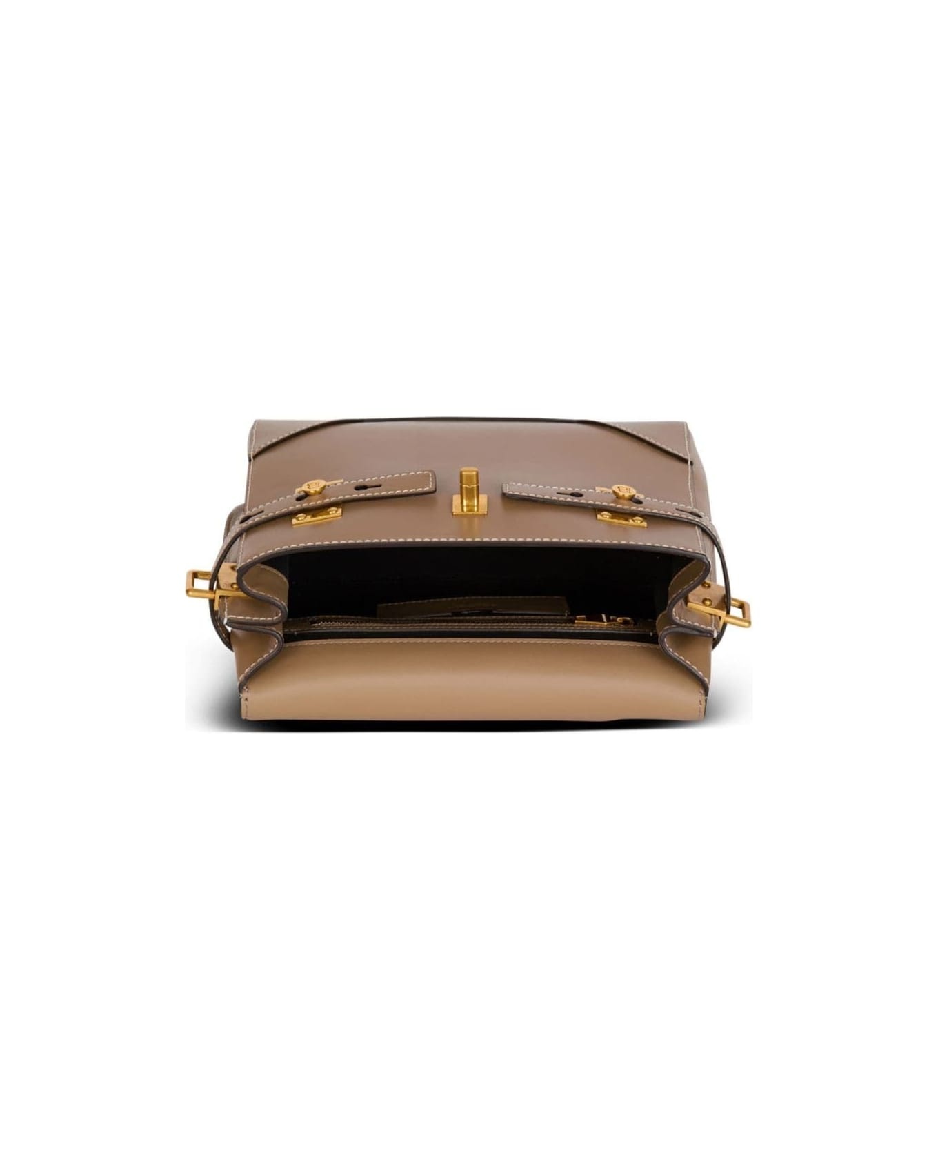 'b-buzz 23' Beige Leather Bag - 3