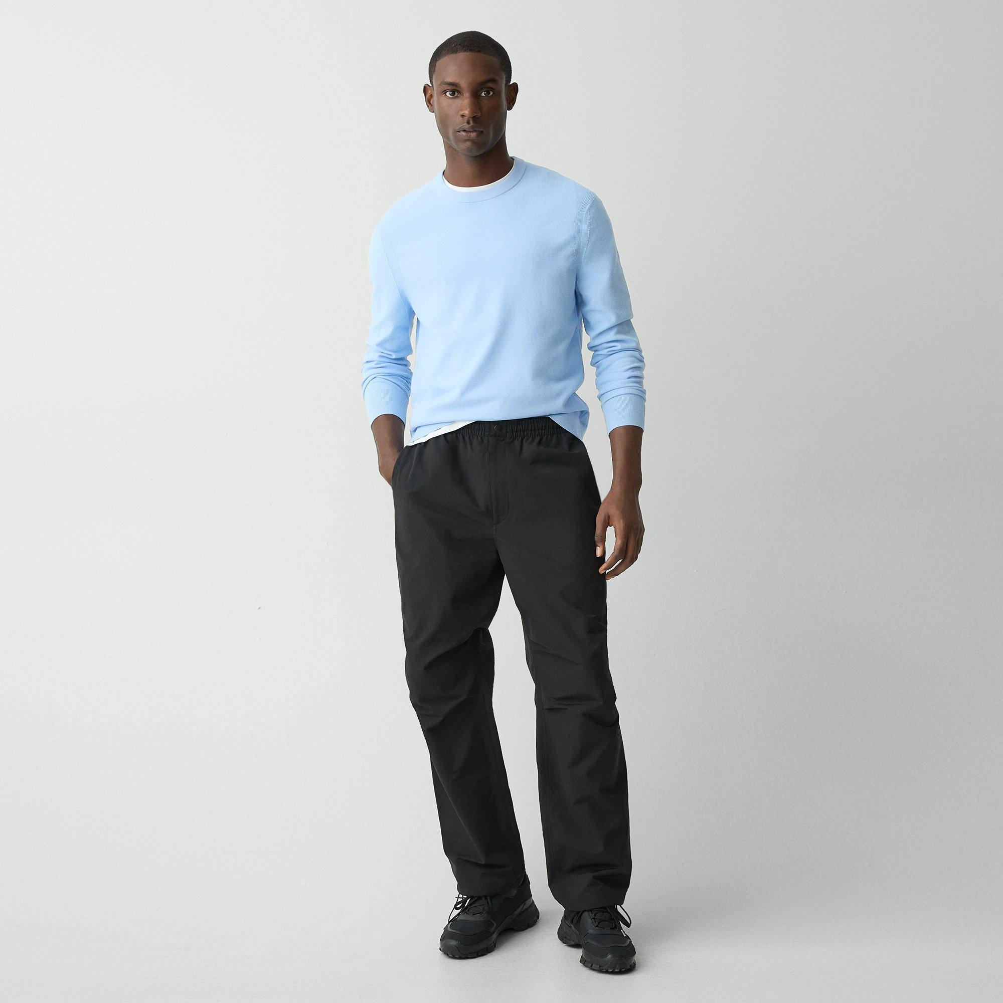 Wide-Leg Drawstring Pant in Cotton-Blend - 2